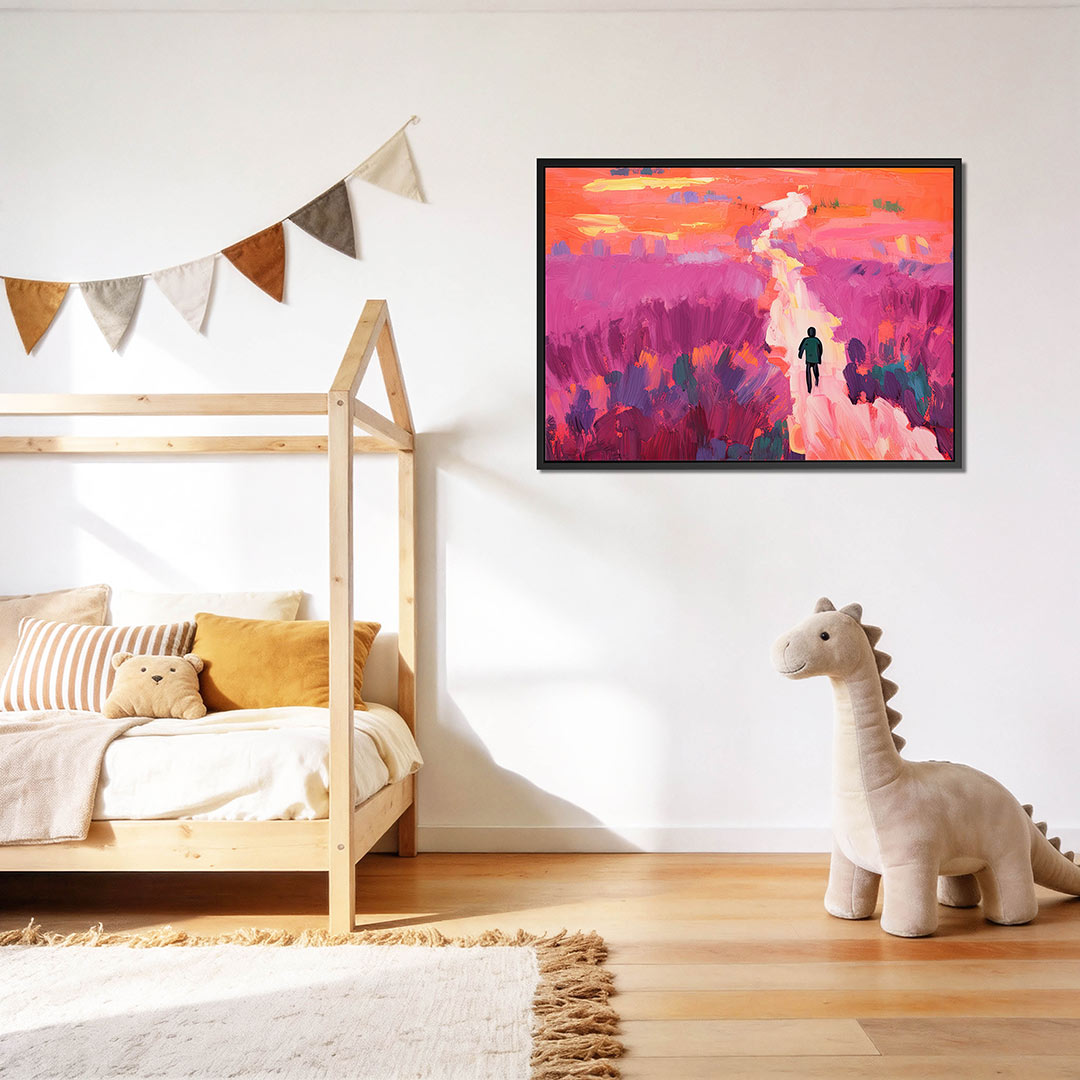 Kleurrijke wandeling – op canvas, dibond of plexiglas