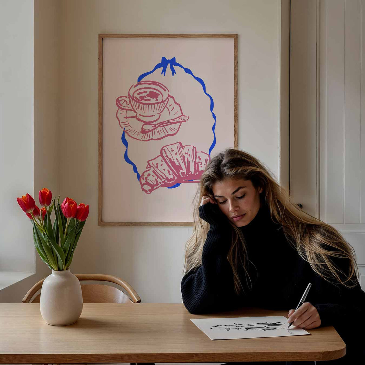 Ontbijt Dromen – keuken portret poster, afbeelding 7