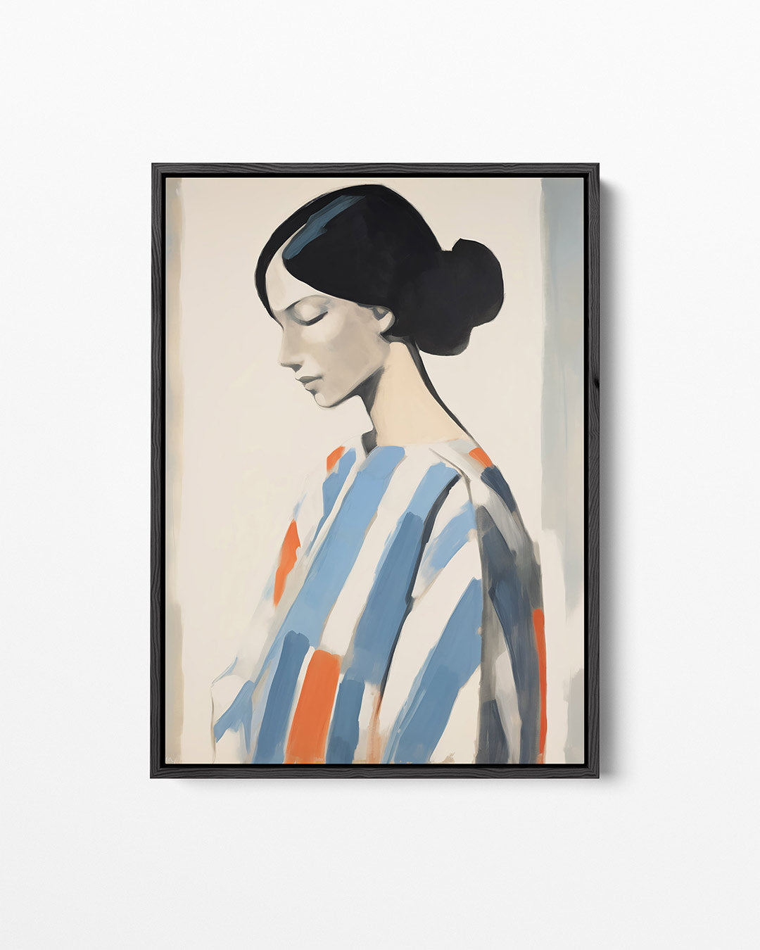 Gestileerde vrouw – staand wanddecoratie kunstwerk