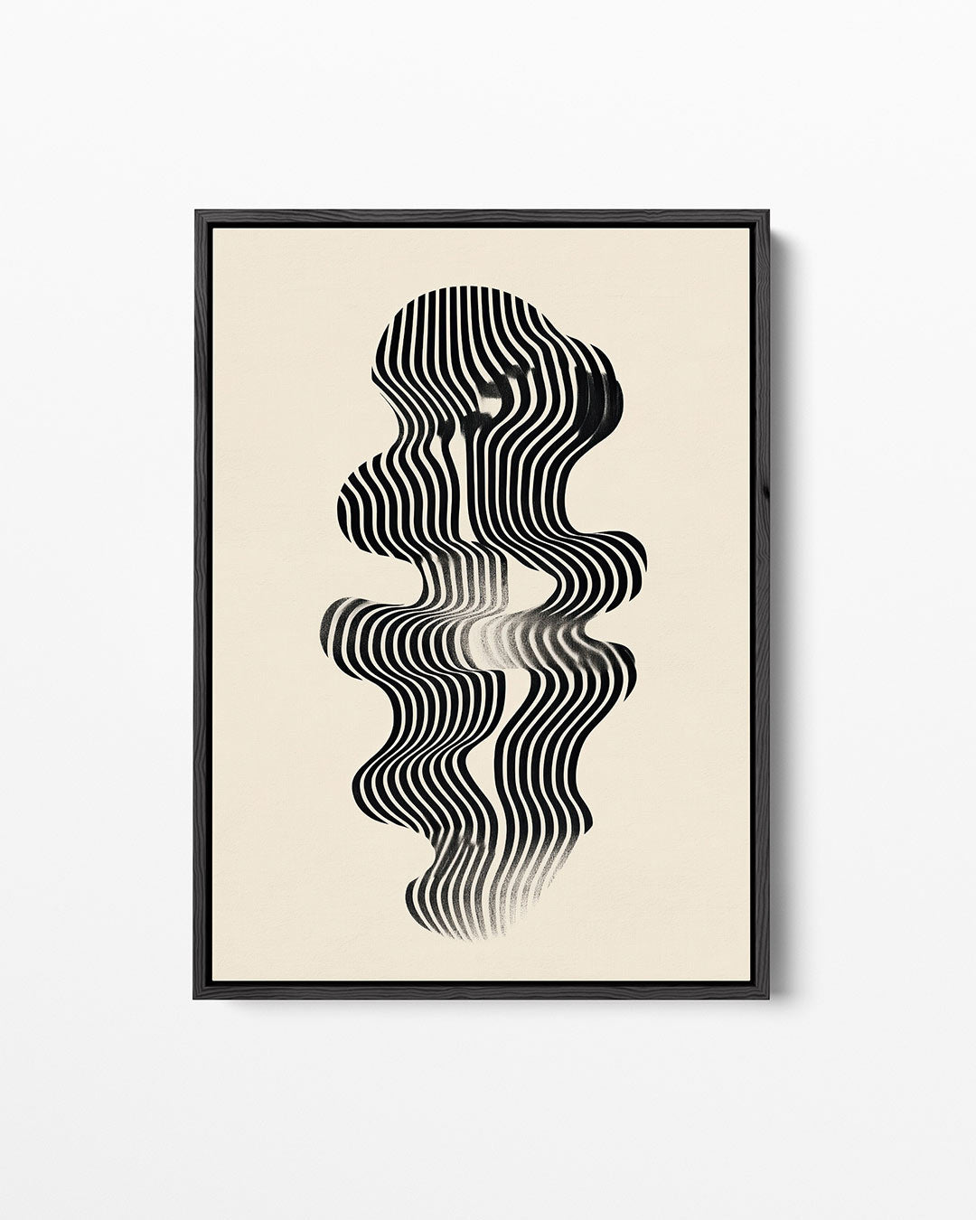 Golvende lijnen – staand wanddecoratie kunstwerk