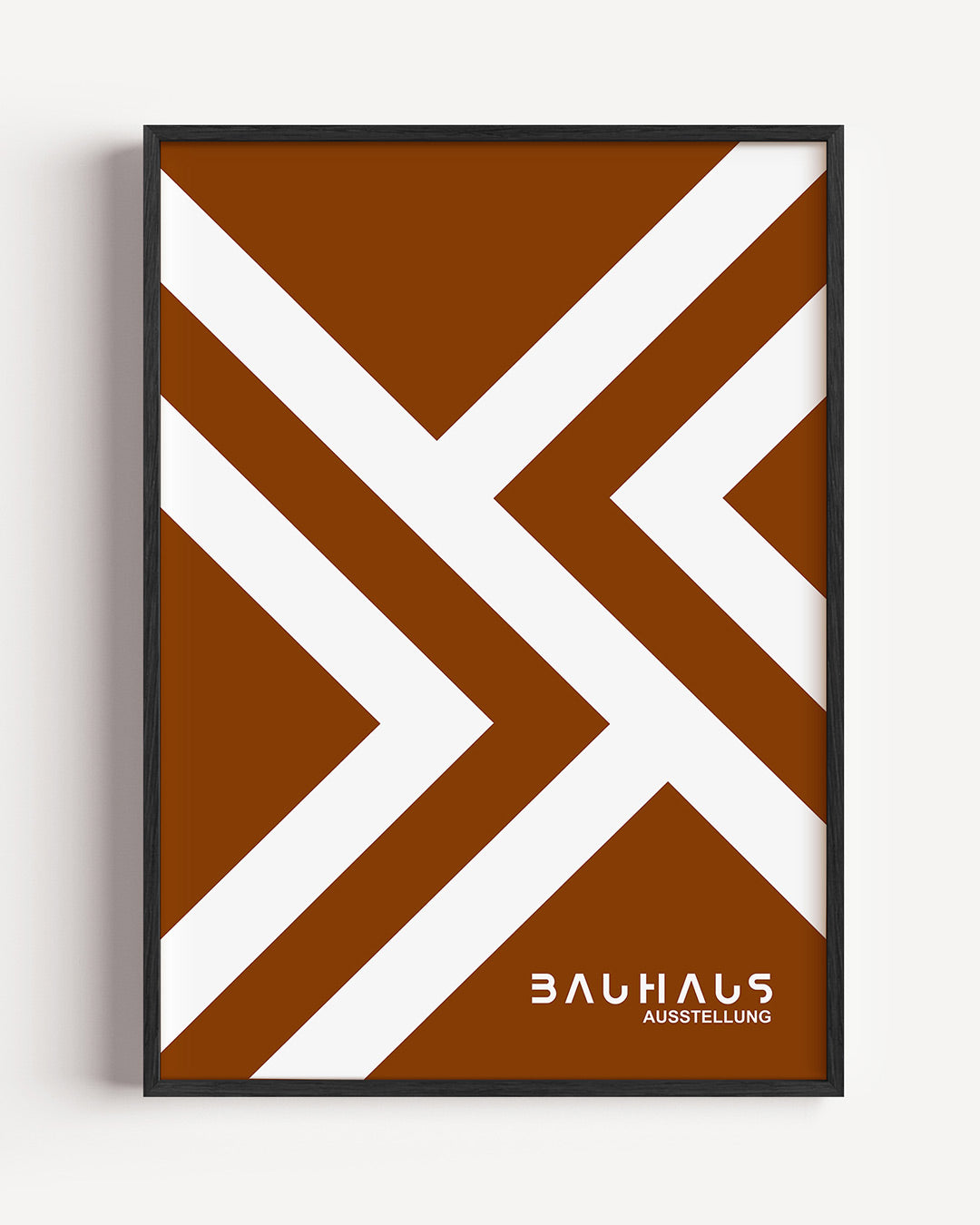 Lijnen en vlakken – staande Bauhaus poster als wanddecoratie