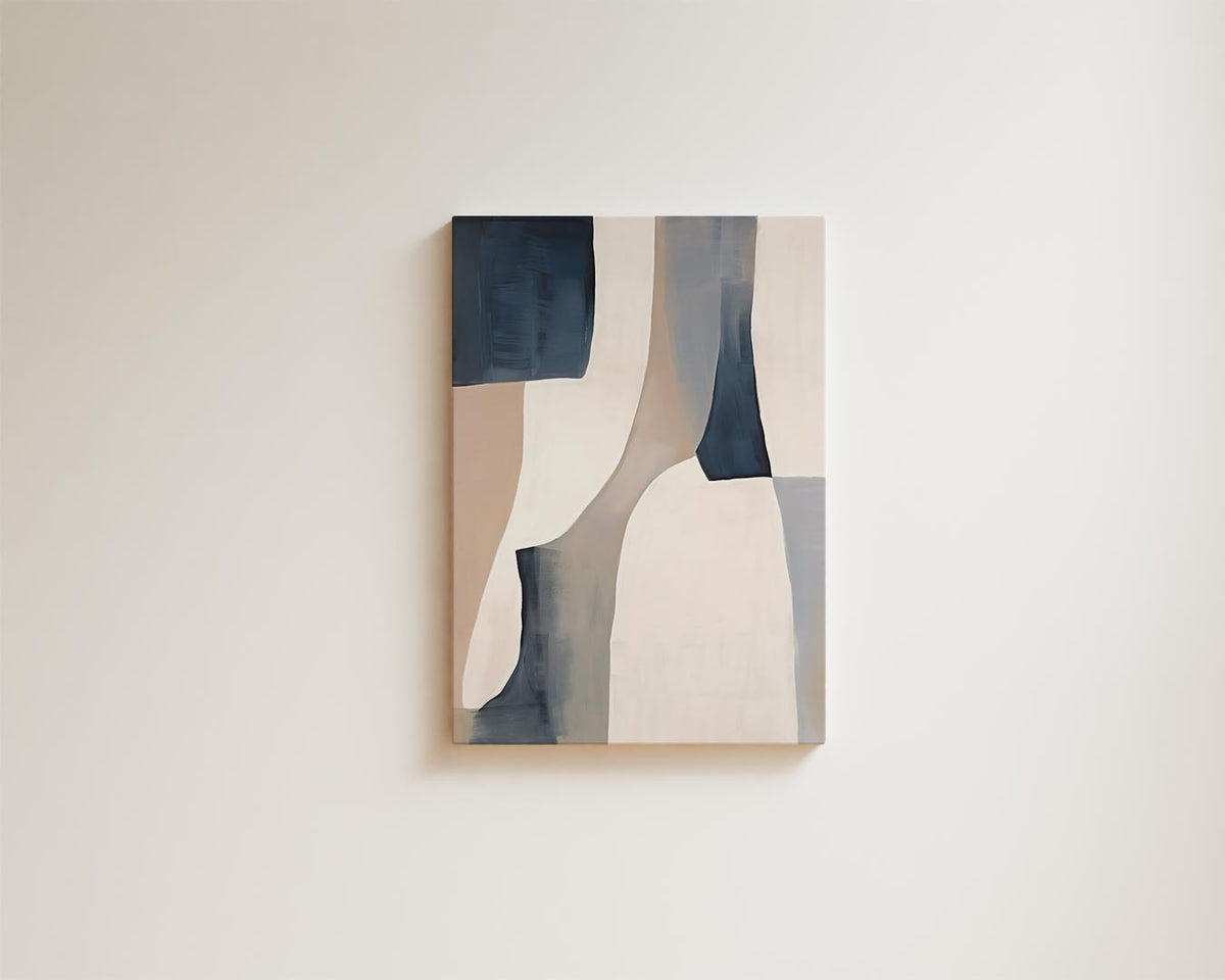 Subtiele Kleurencompositie – portret kunstwerk als wanddecoratie, afbeelding 15