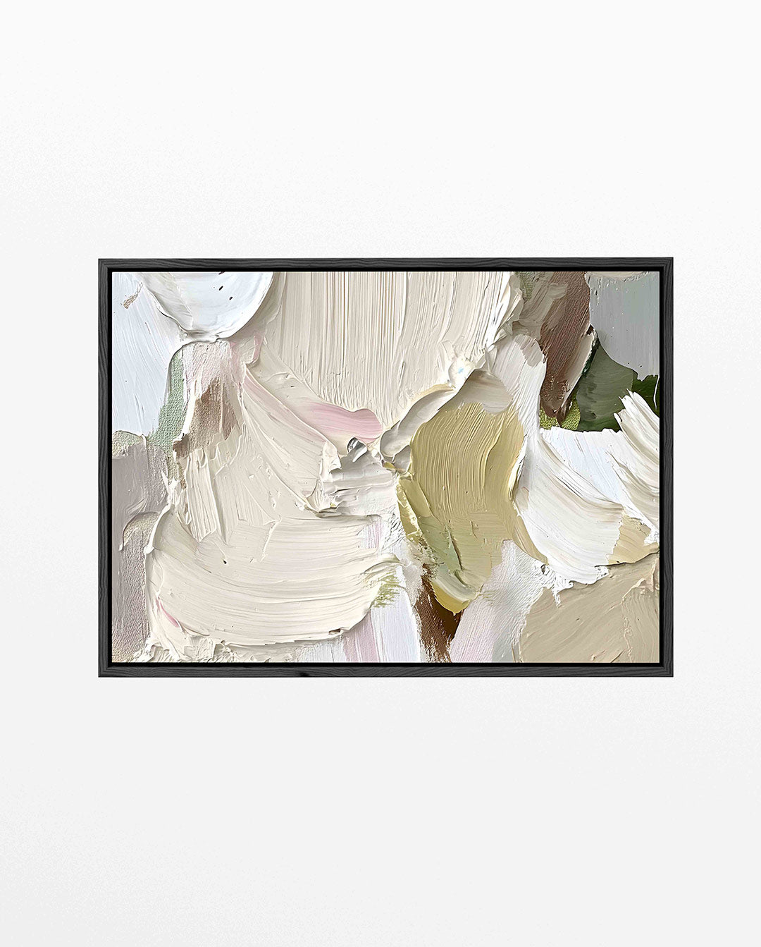 Organische kleurencompositie – Dynamisch – liggend abstract kunstwerk