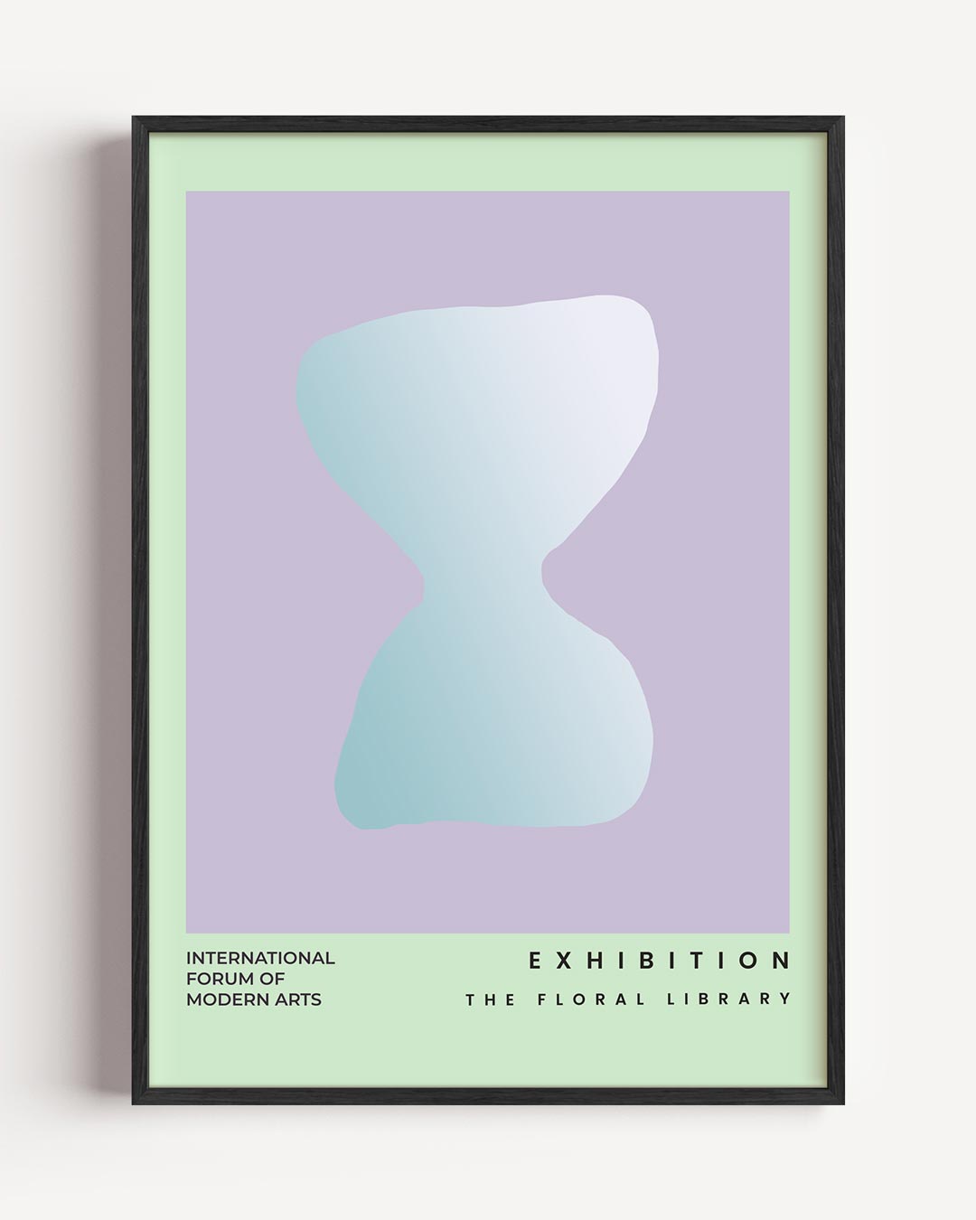 Moderne Kunst Inspiratie – kleurrijke abstracte portret poster als wanddecoratie