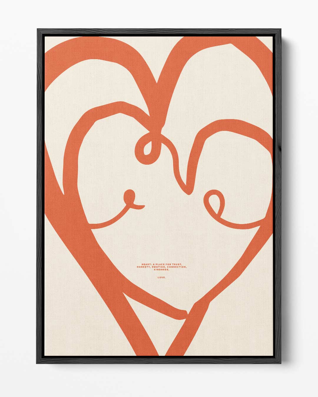 Liefdevolle Lijnen – portret kunstwerk als wanddecoratie