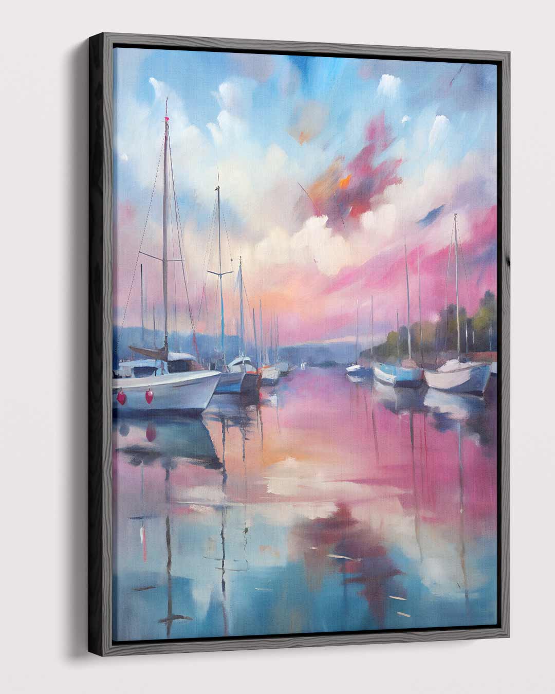 Zonsondergang Aan Het Water – dibond kunstwerk als wanddecoratie