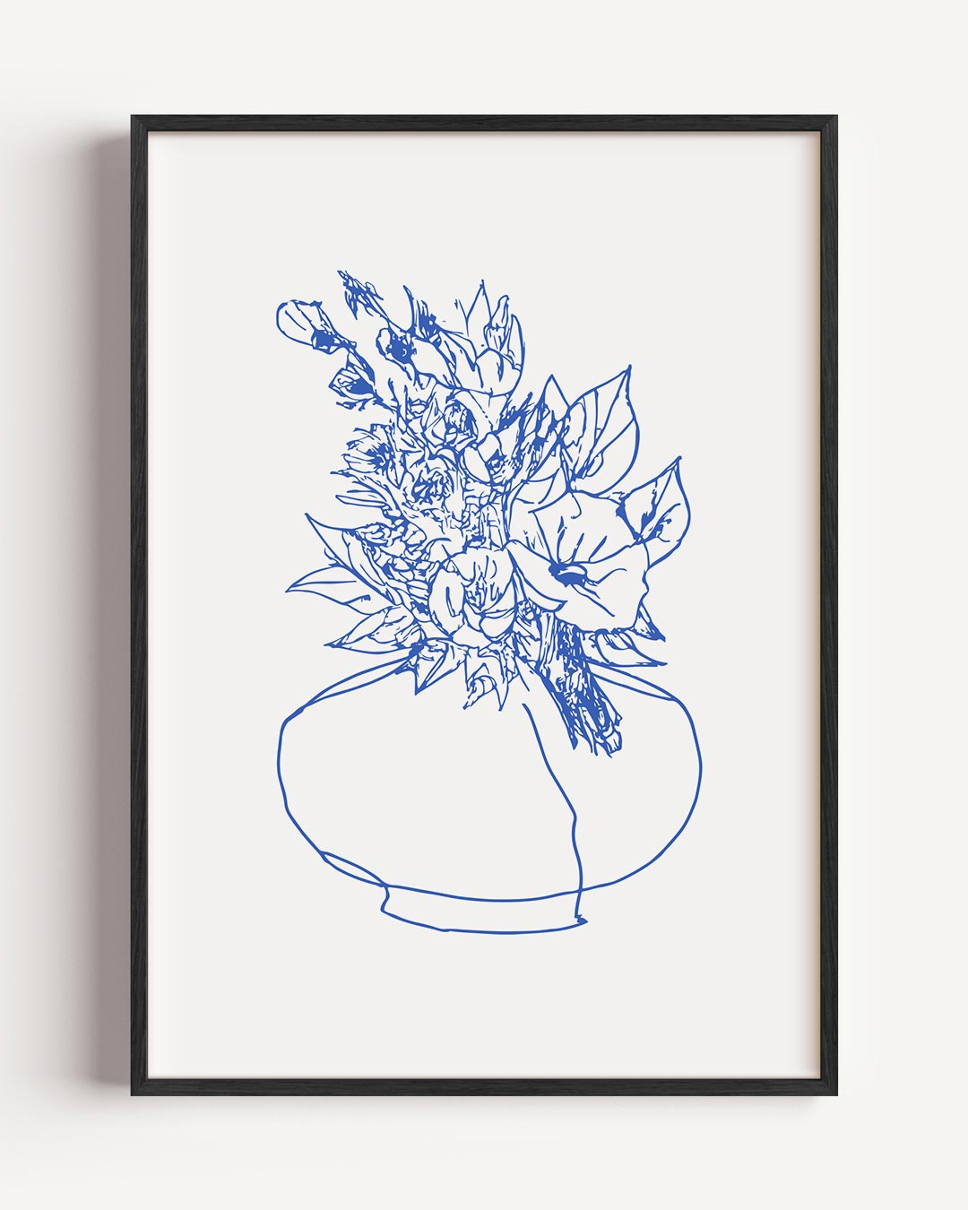 Elegante Bloemenvaas – keuken portret poster als wanddecoratie
