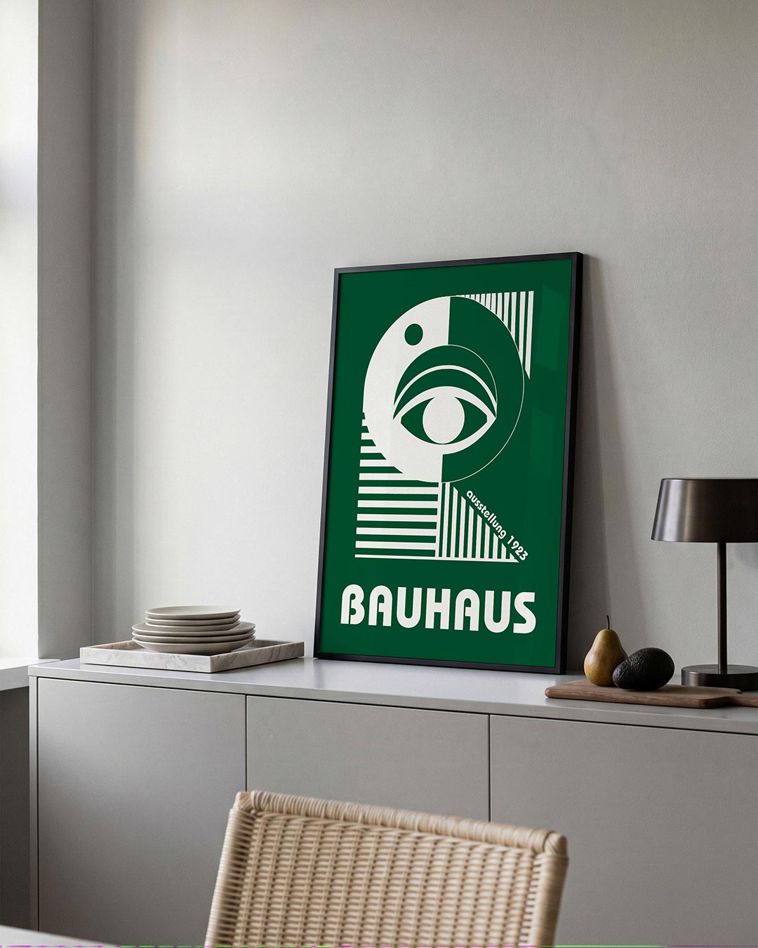 – moderne Bauhaus wandkunst als poster