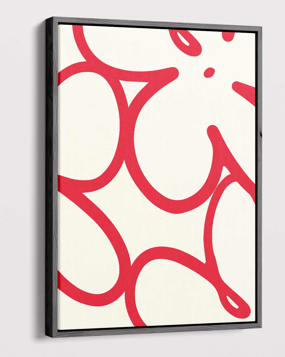 Dansende Lijnen – dibond kunstwerk als wanddecoratie