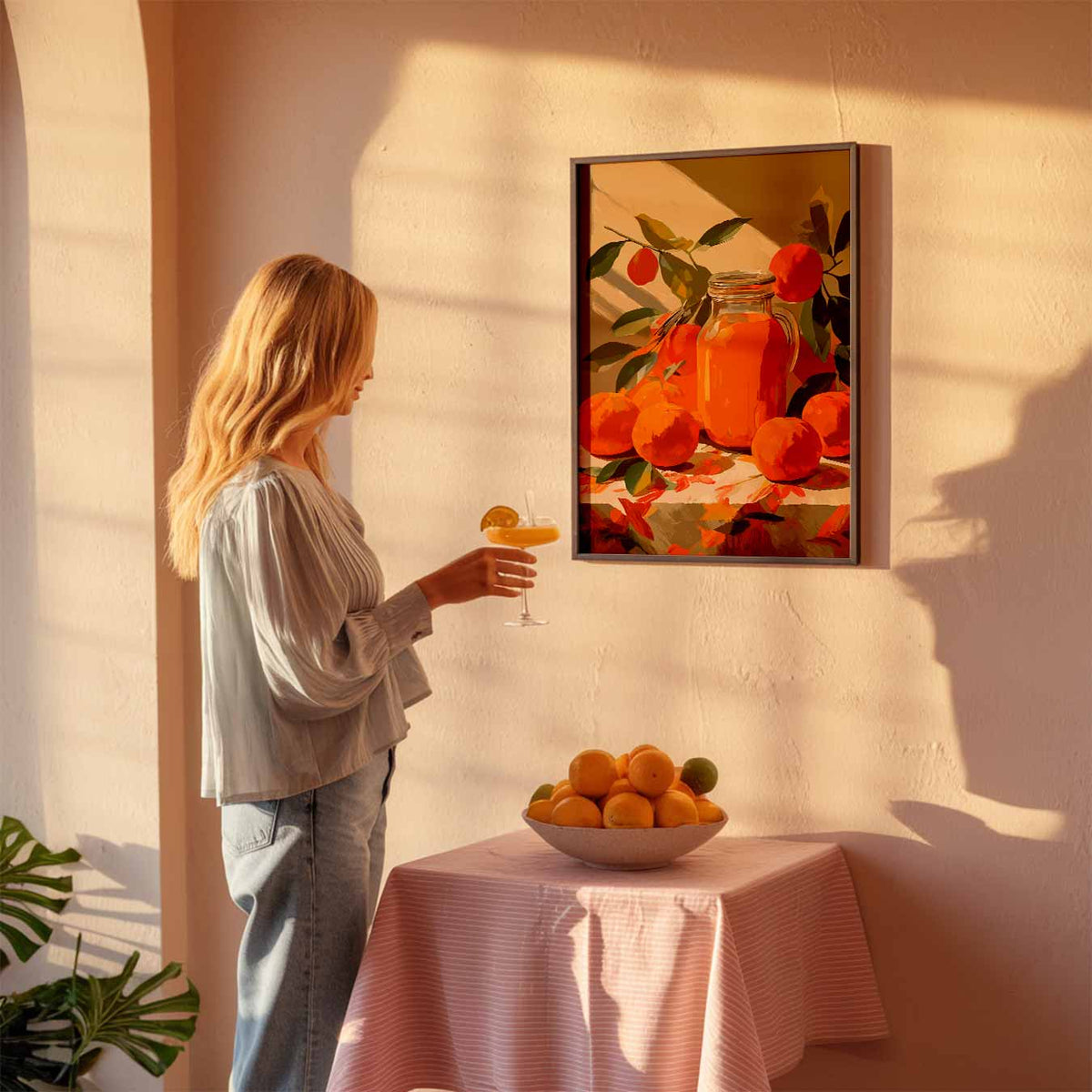 Citrusfruit Culinair – keuken poster als sfeervolle staande wanddecoratie