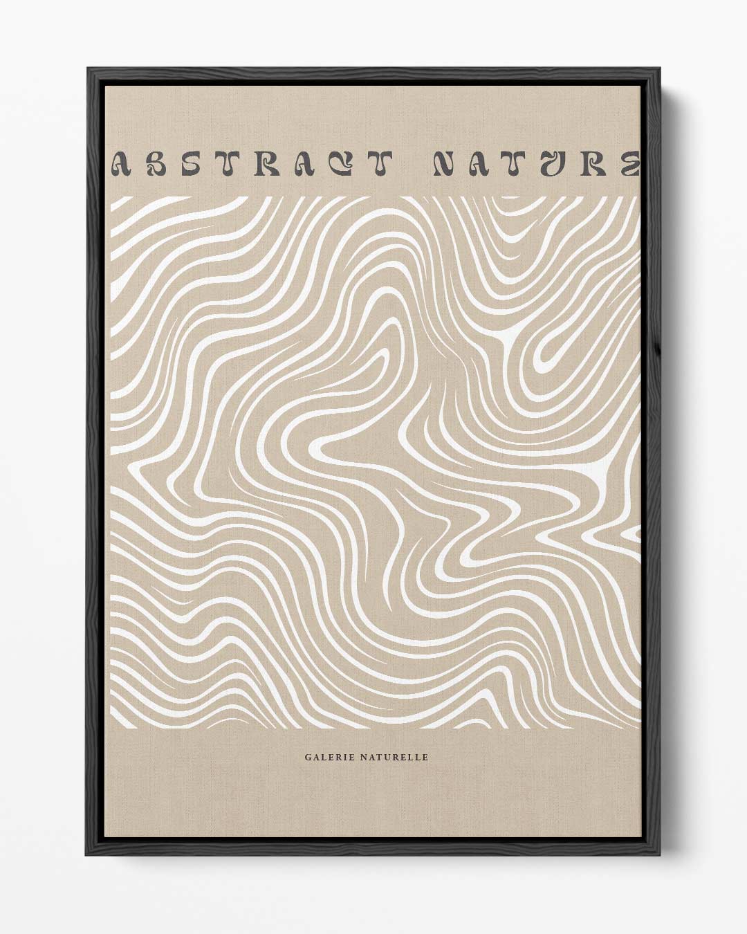 Abstracte Natuurpatronen Kunstprint – portret kunstwerk als wanddecoratie