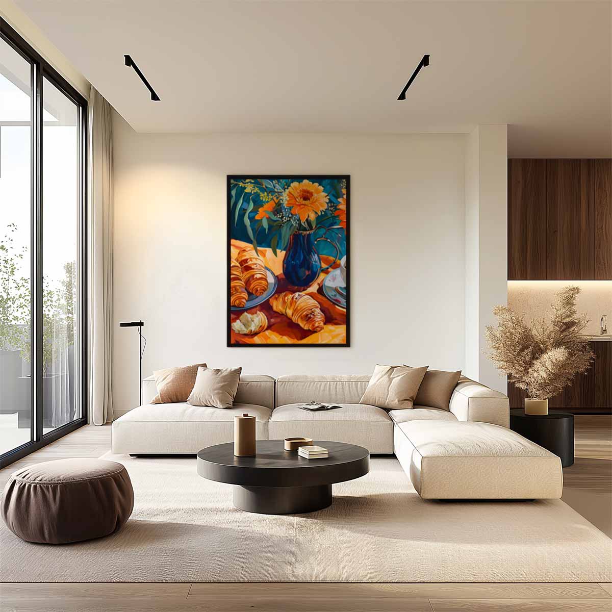 Zonovergoten Ontbijt – staand kunstwerk voor modern interieur