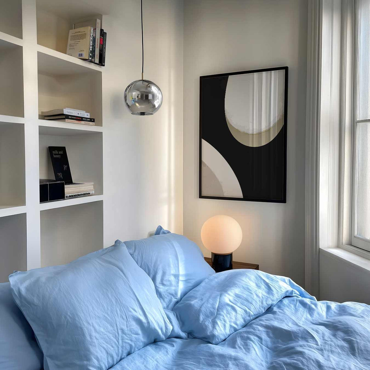 Moderne Minimalistische Kunstposter – abstracte poster als moderne staande wanddecoratie