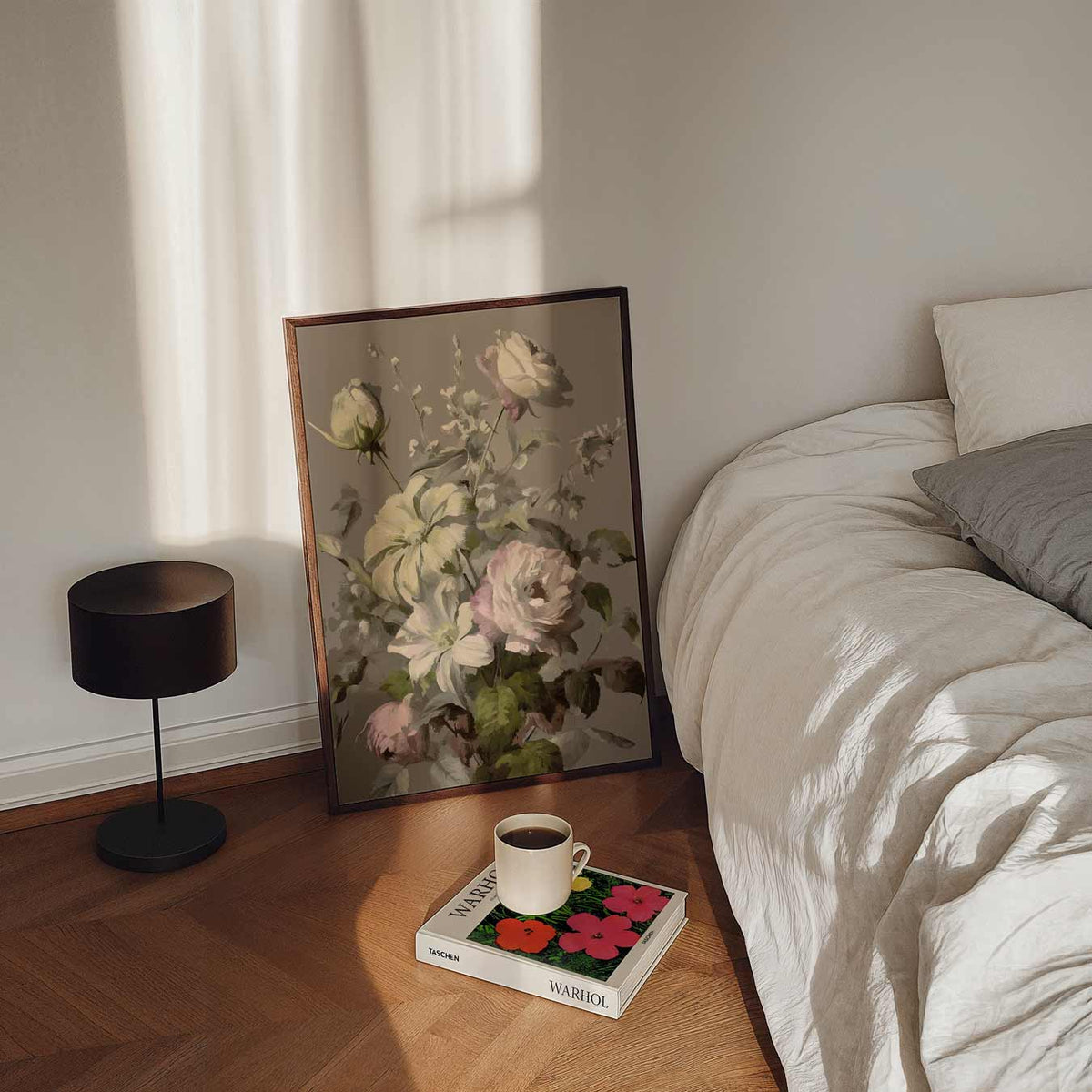 Bloemenpracht – staande bloemen wanddecoratie van WallArtistic