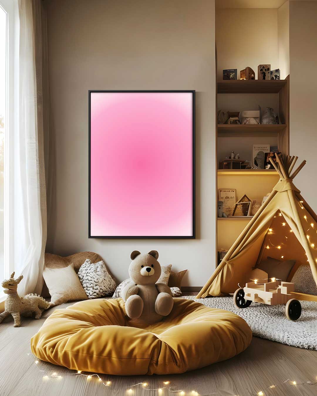 Roze Droom – staand kunstwerk voor modern interieur