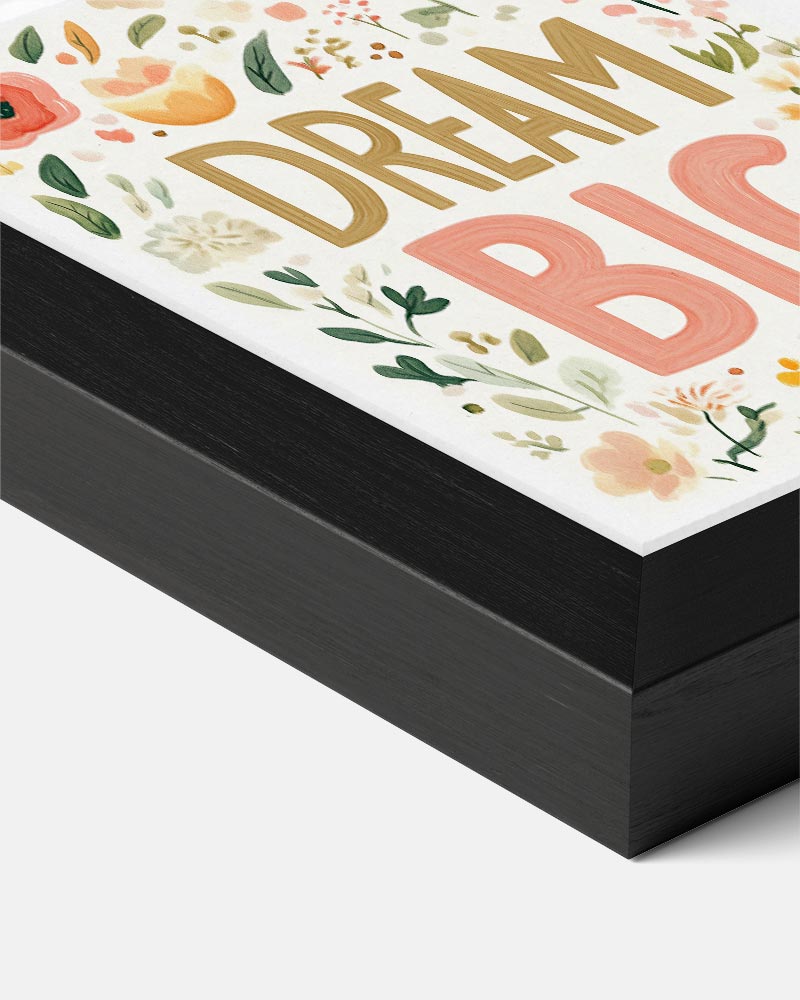 Dream Big Bloemenposter – kids portret poster, afbeelding 7