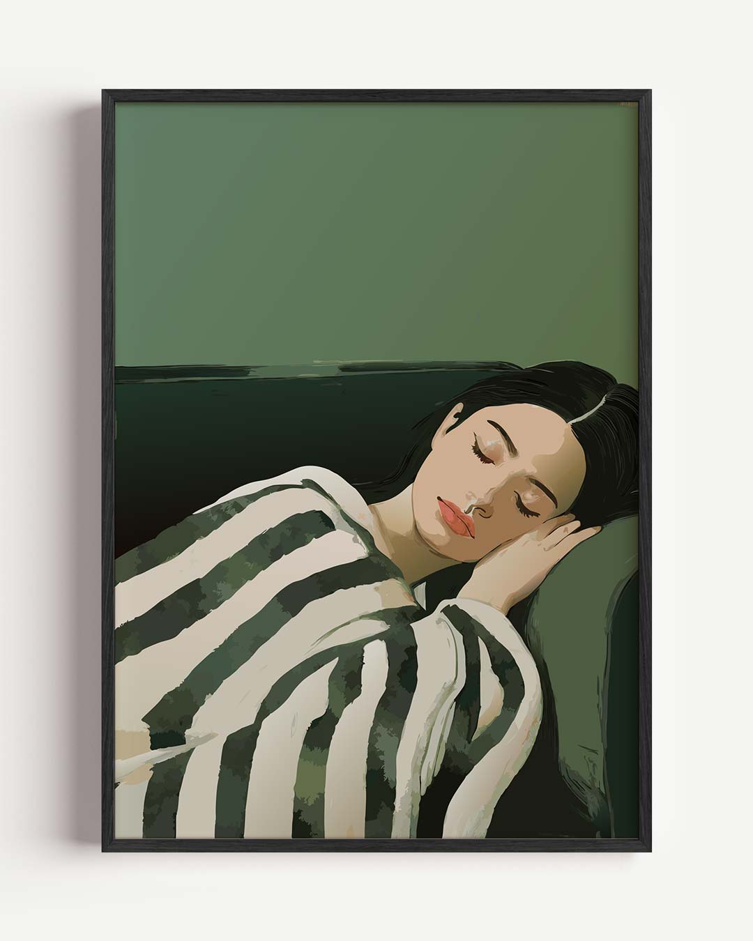 Dromerige Slaapkamer – zomer portret poster als wanddecoratie