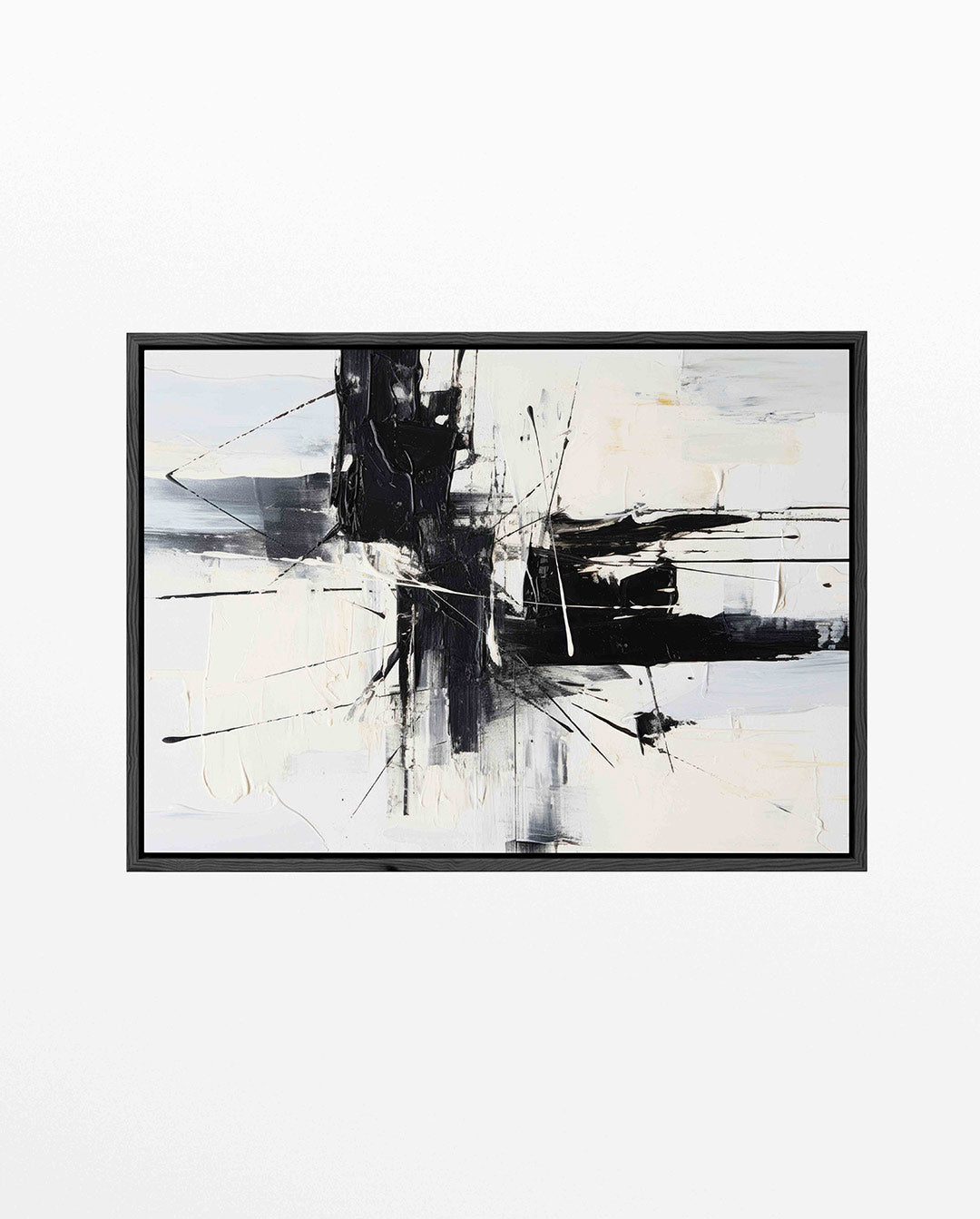 Dynamische lijnen – Abstract kunstwerk – liggend abstract kunstwerk
