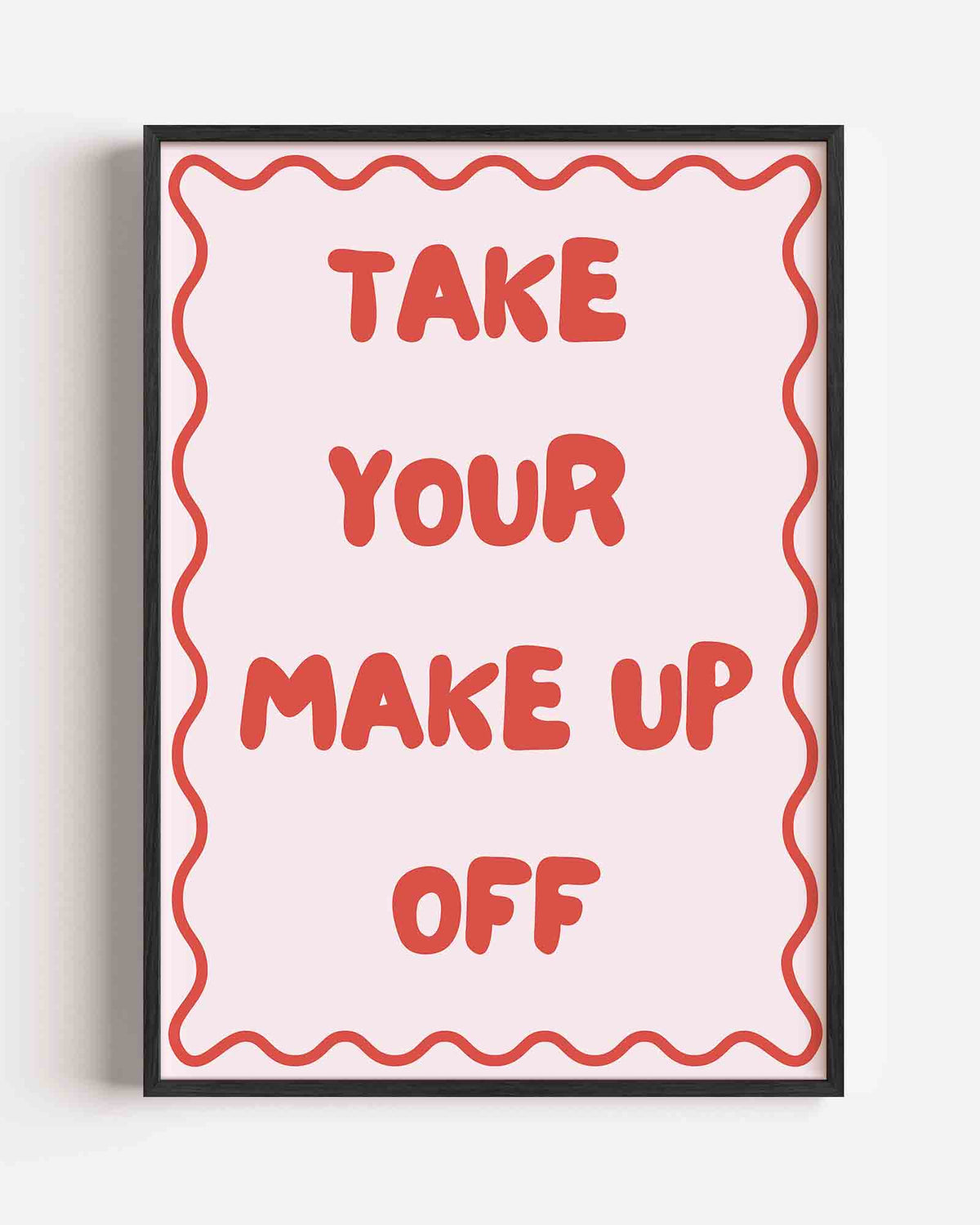 Take your make up off – Pop Art portret poster als wanddecoratie