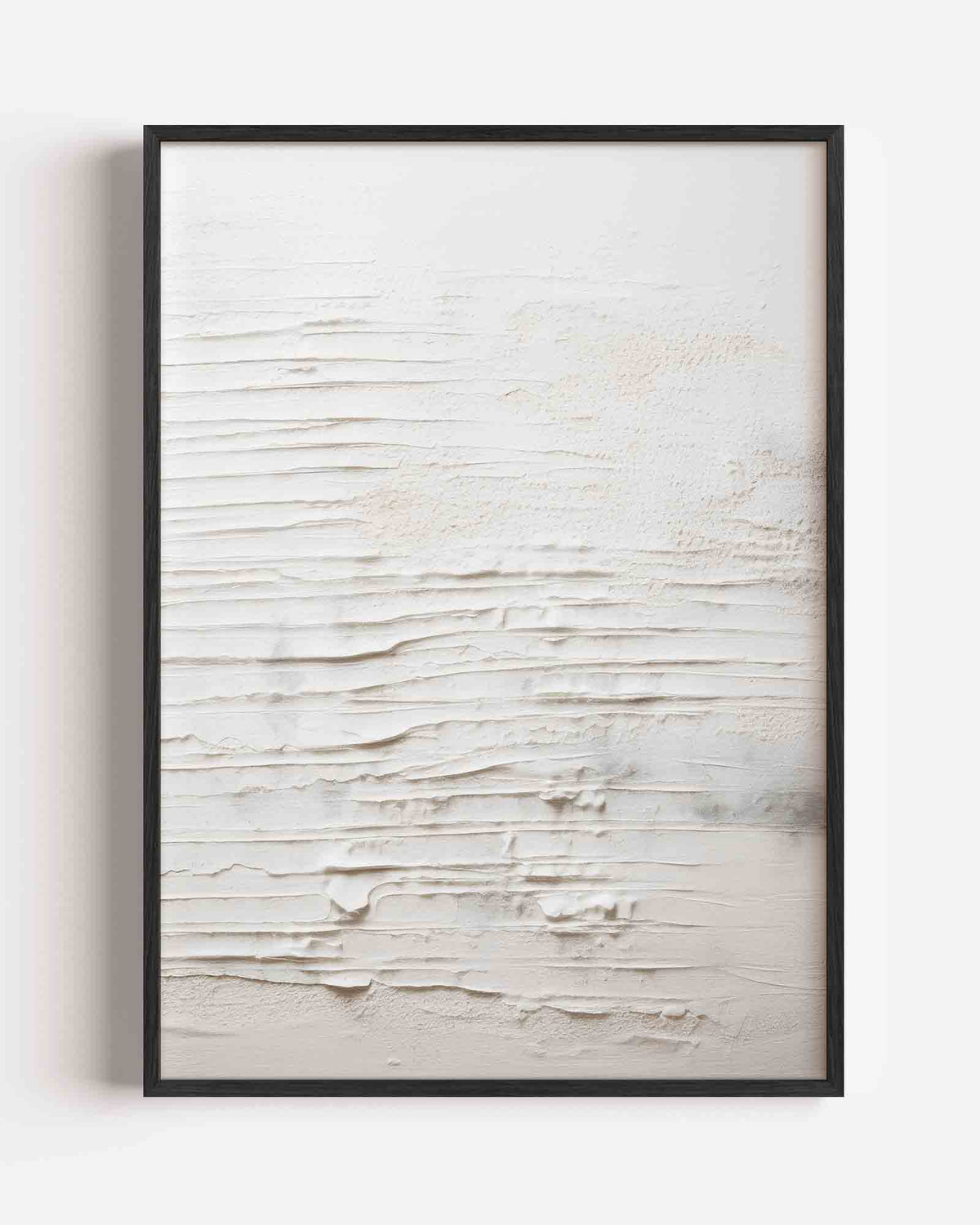 Textuur en lijnen – zacht abstracte portret poster als wanddecoratie