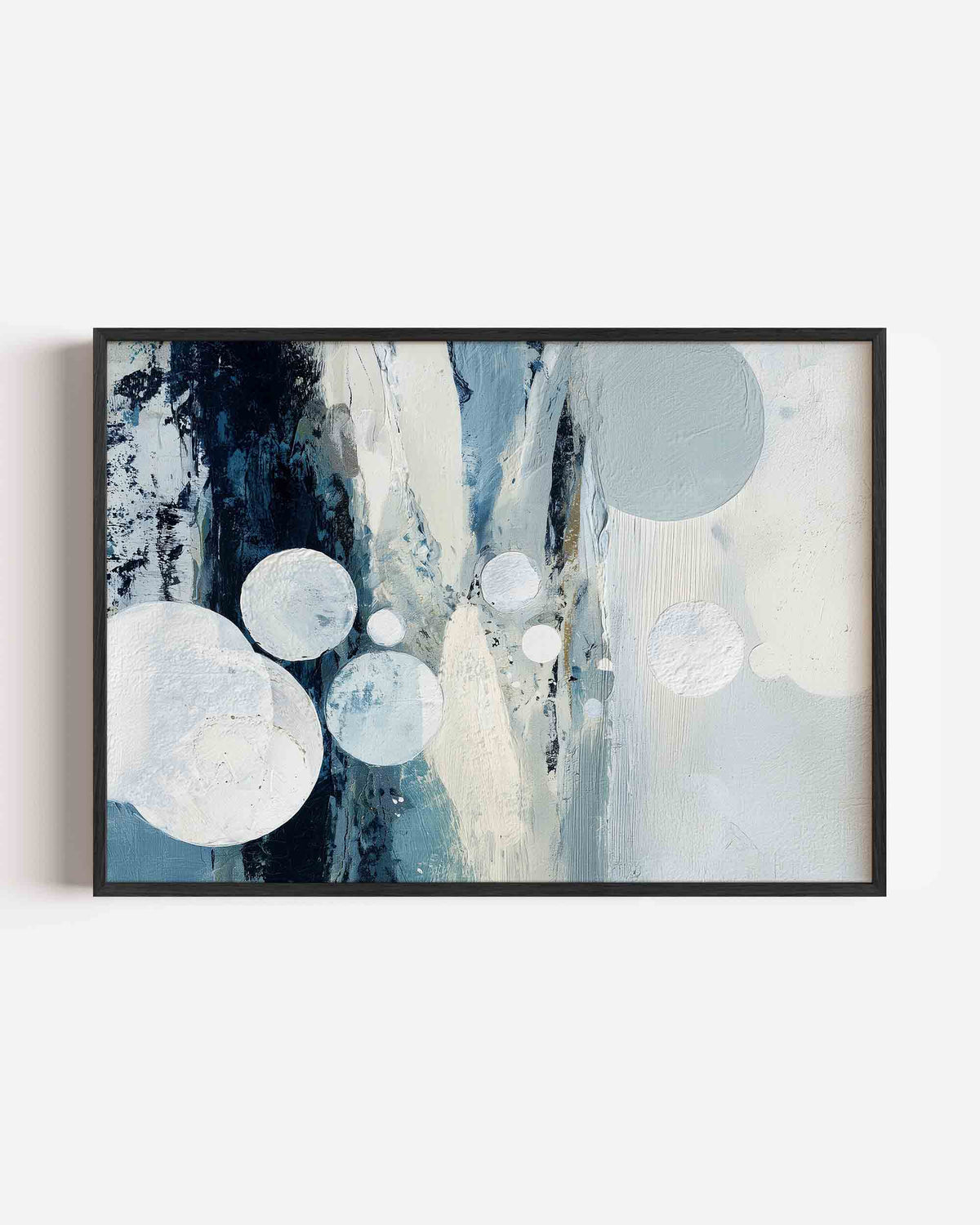 Abstracte cirkels – abstracte landscape poster als wanddecoratie