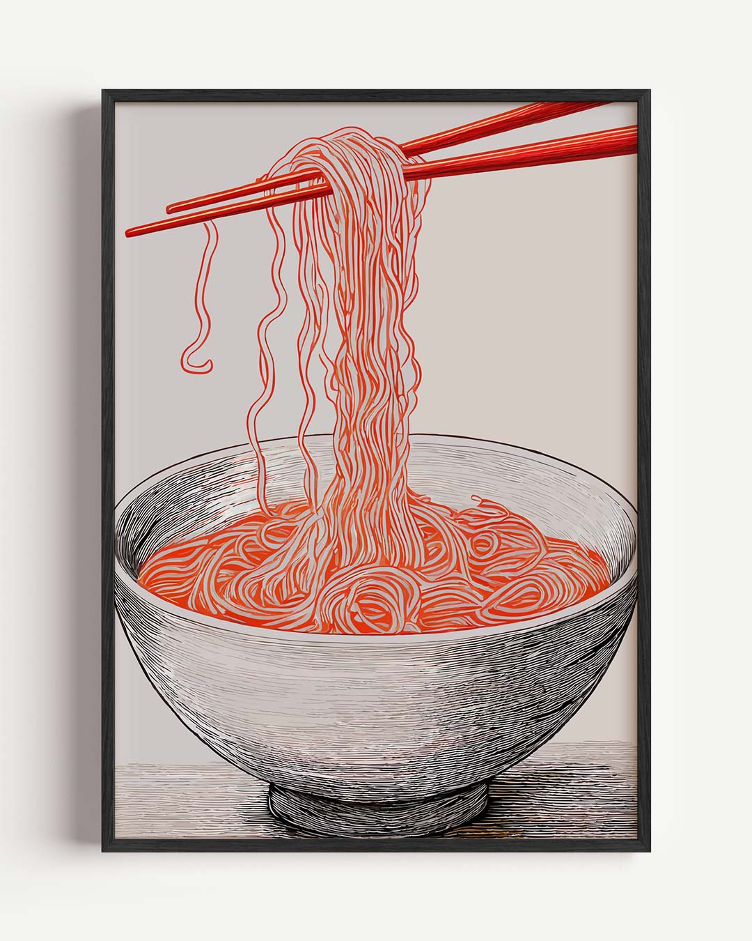 Ramen Express – keuken portret poster als wanddecoratie