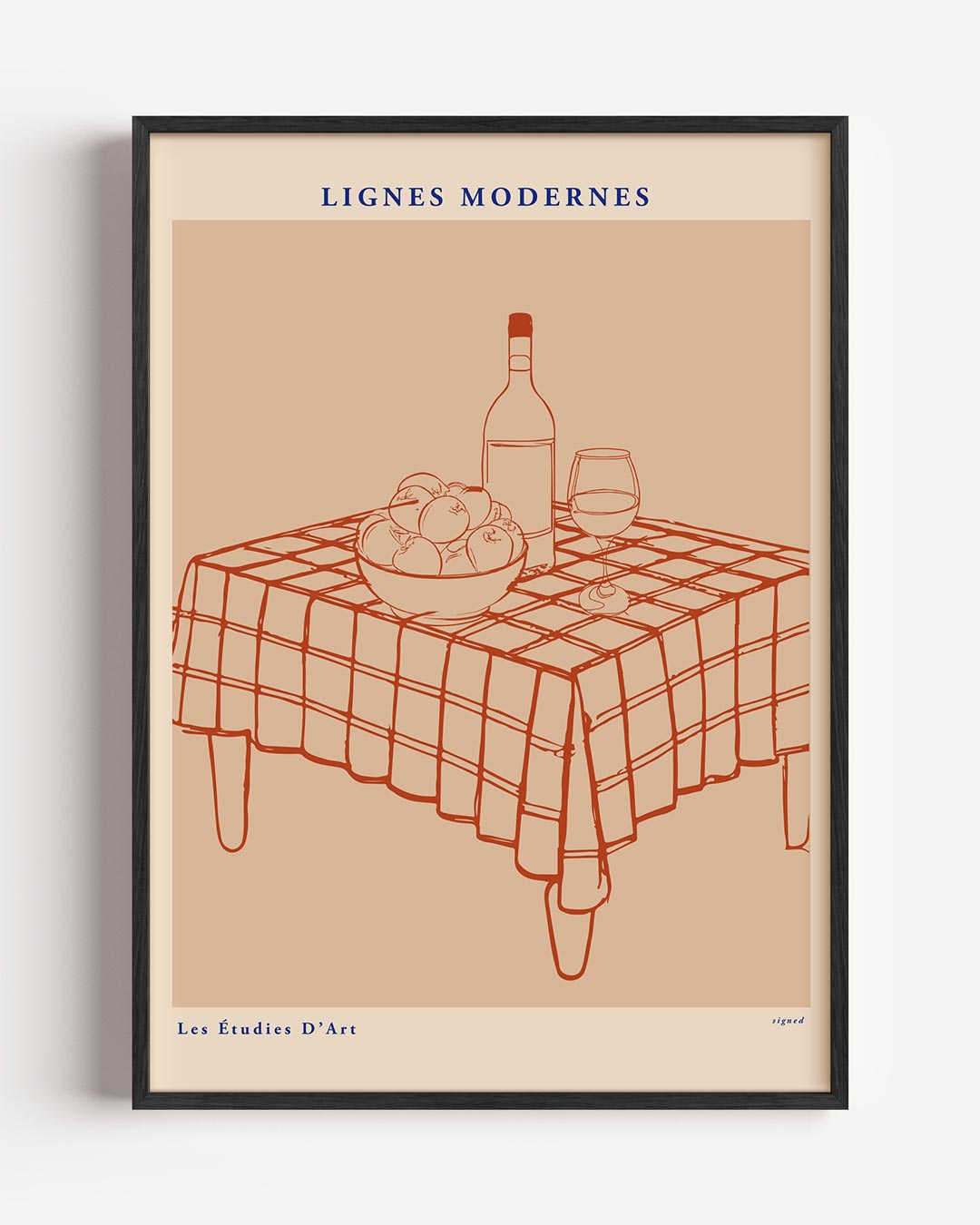 Moderne Kunst Stilleven – keuken portret poster als wanddecoratie