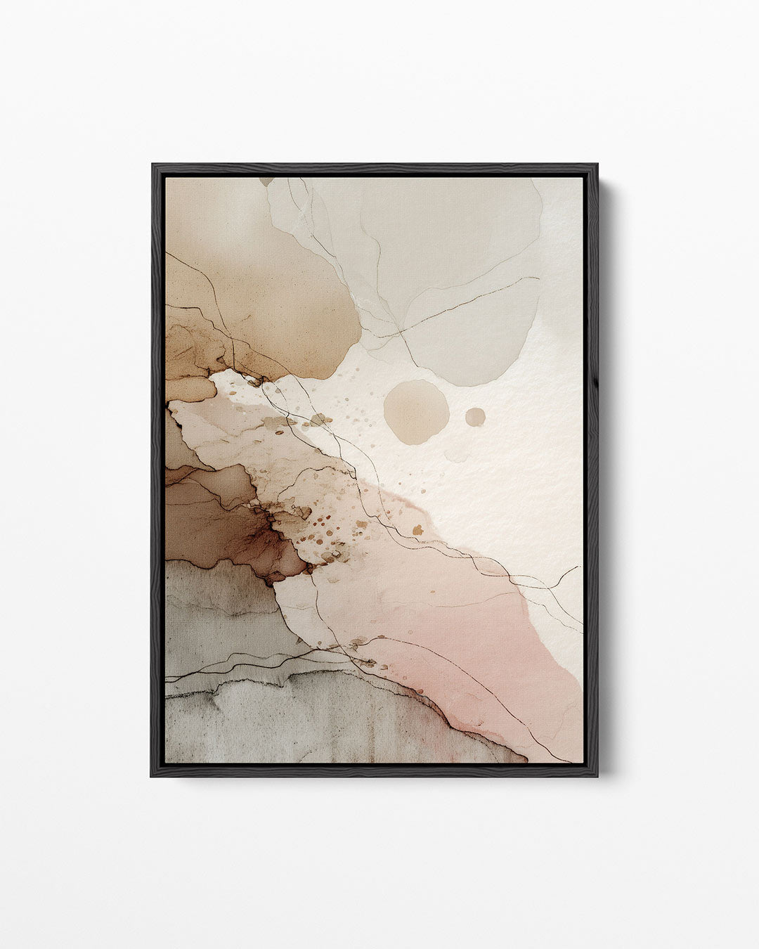Organische vormen – staand wanddecoratie kunstwerk