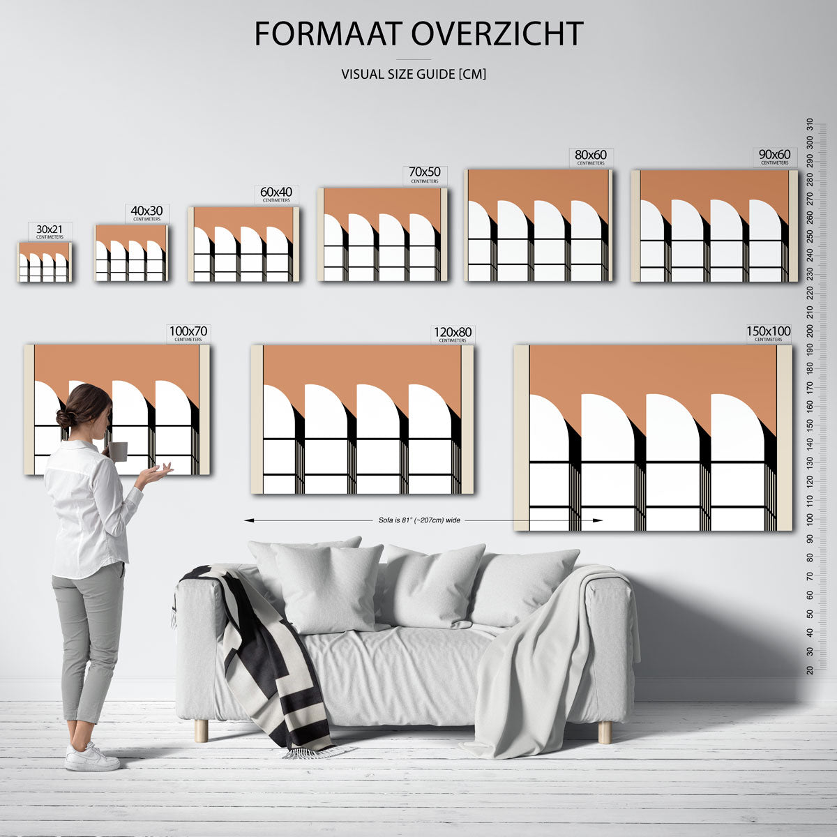 Vorm en balans – Bauhaus poster als geometrische wanddecoratie