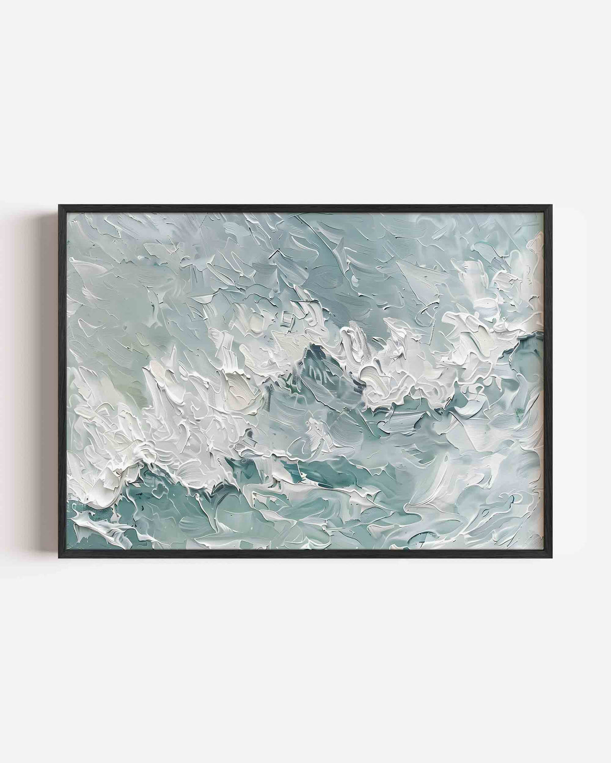 Golvende texturen – abstracte landscape poster als wanddecoratie
