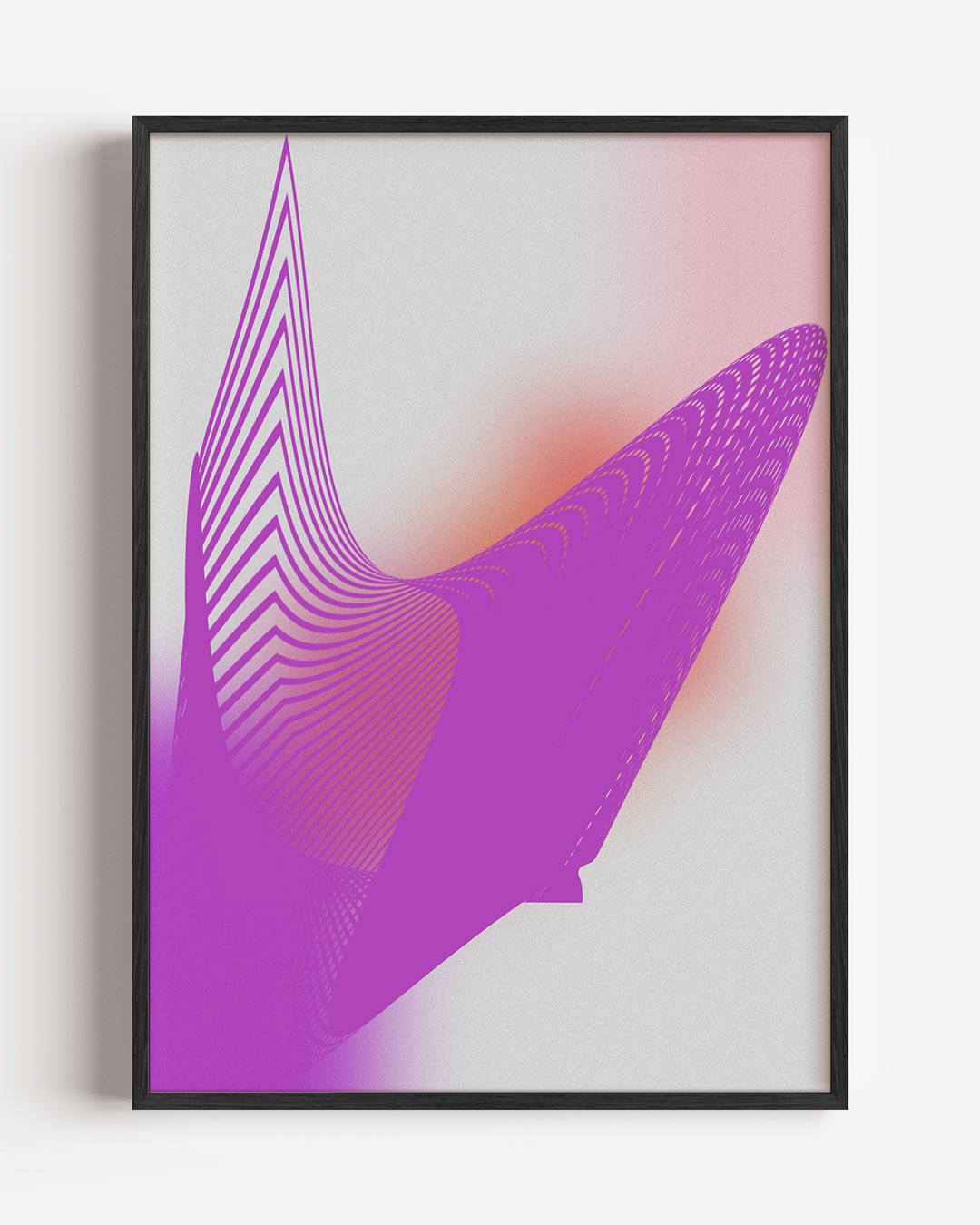 Modern Abstracte Kunstposter – kleurrijke abstracte portret poster als wanddecoratie