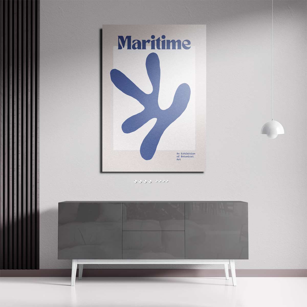 Maritieme Abstractie – plexiglas kunstwerk als wanddecoratie