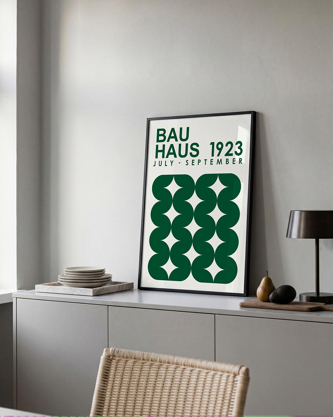 – moderne Bauhaus wandkunst als poster