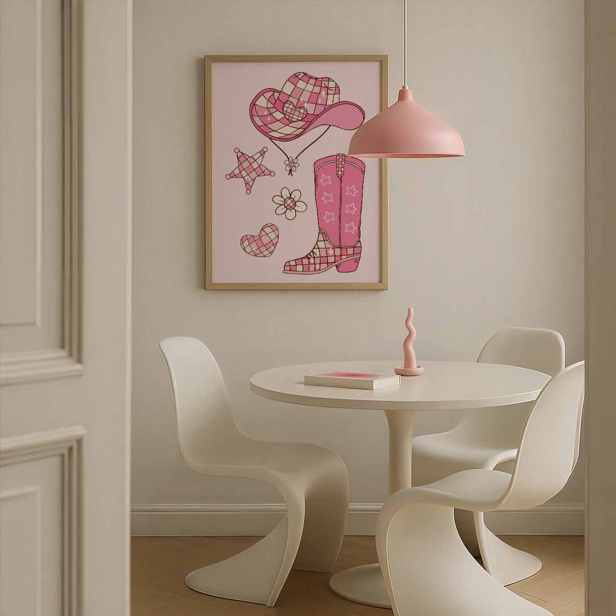 Cowboy Chique – staande paas wanddecoratie van WallArtistic