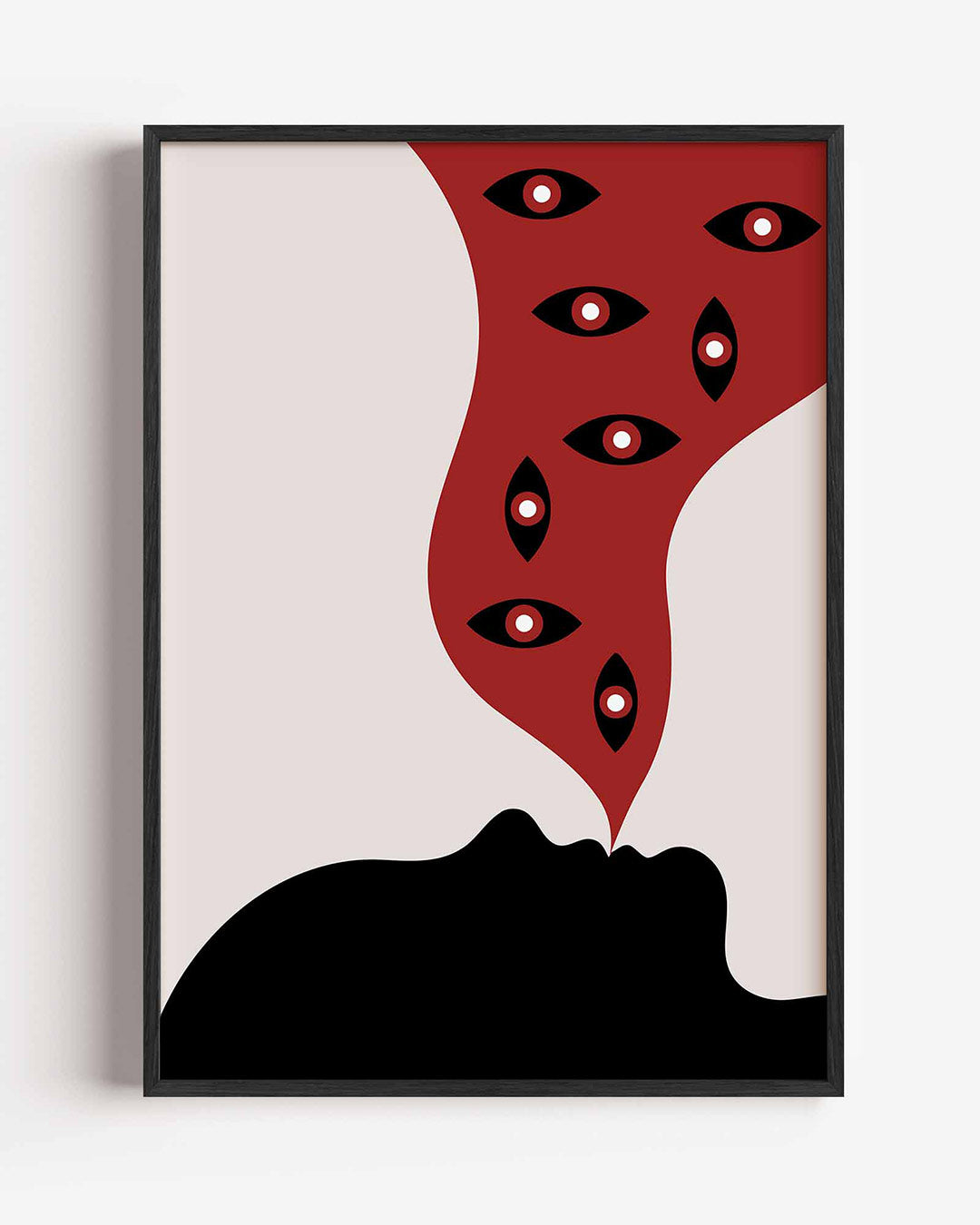 Vormen en vlucht – staande Bauhaus poster als wanddecoratie