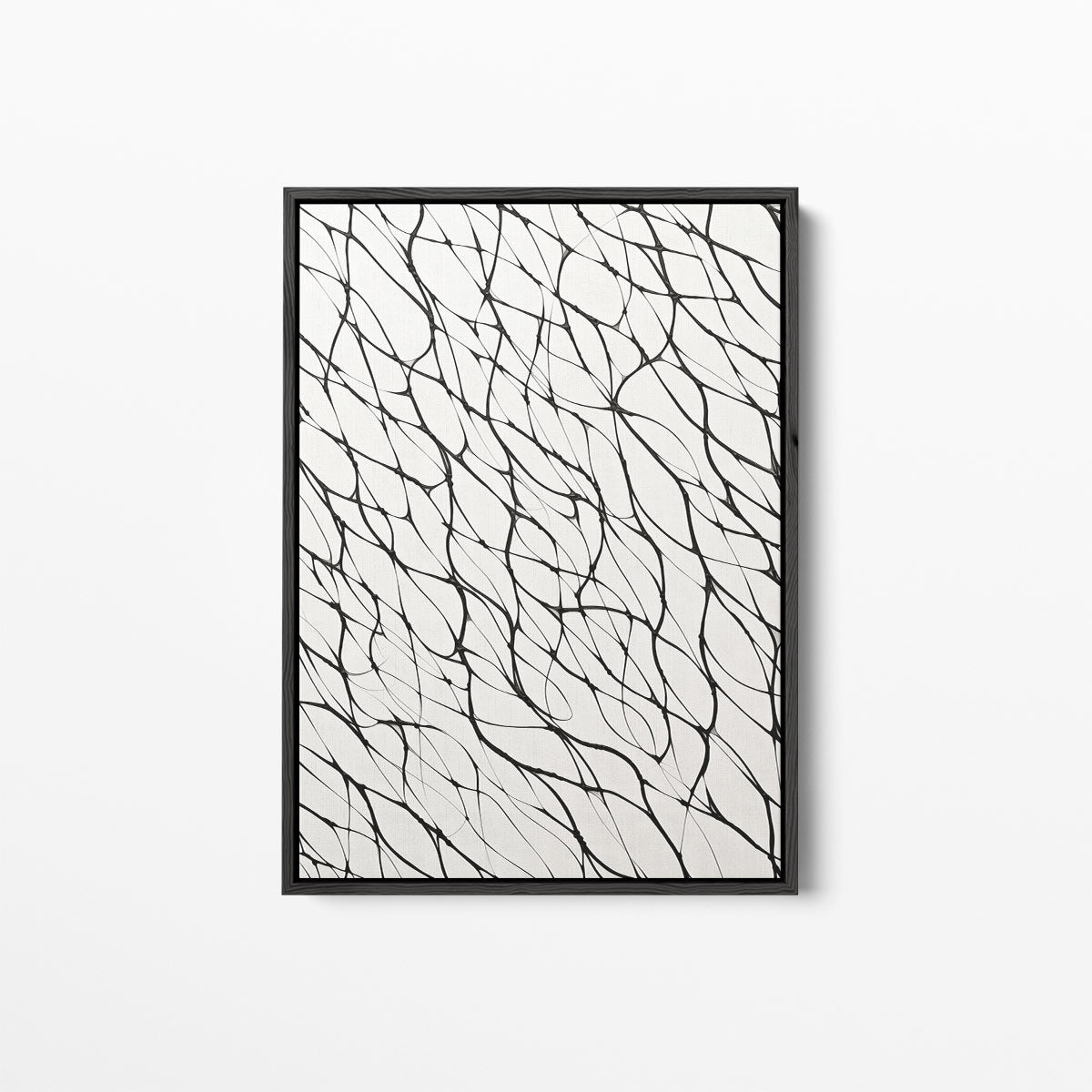 Dansende Lijnen – canvas kunstwerk als wanddecoratie