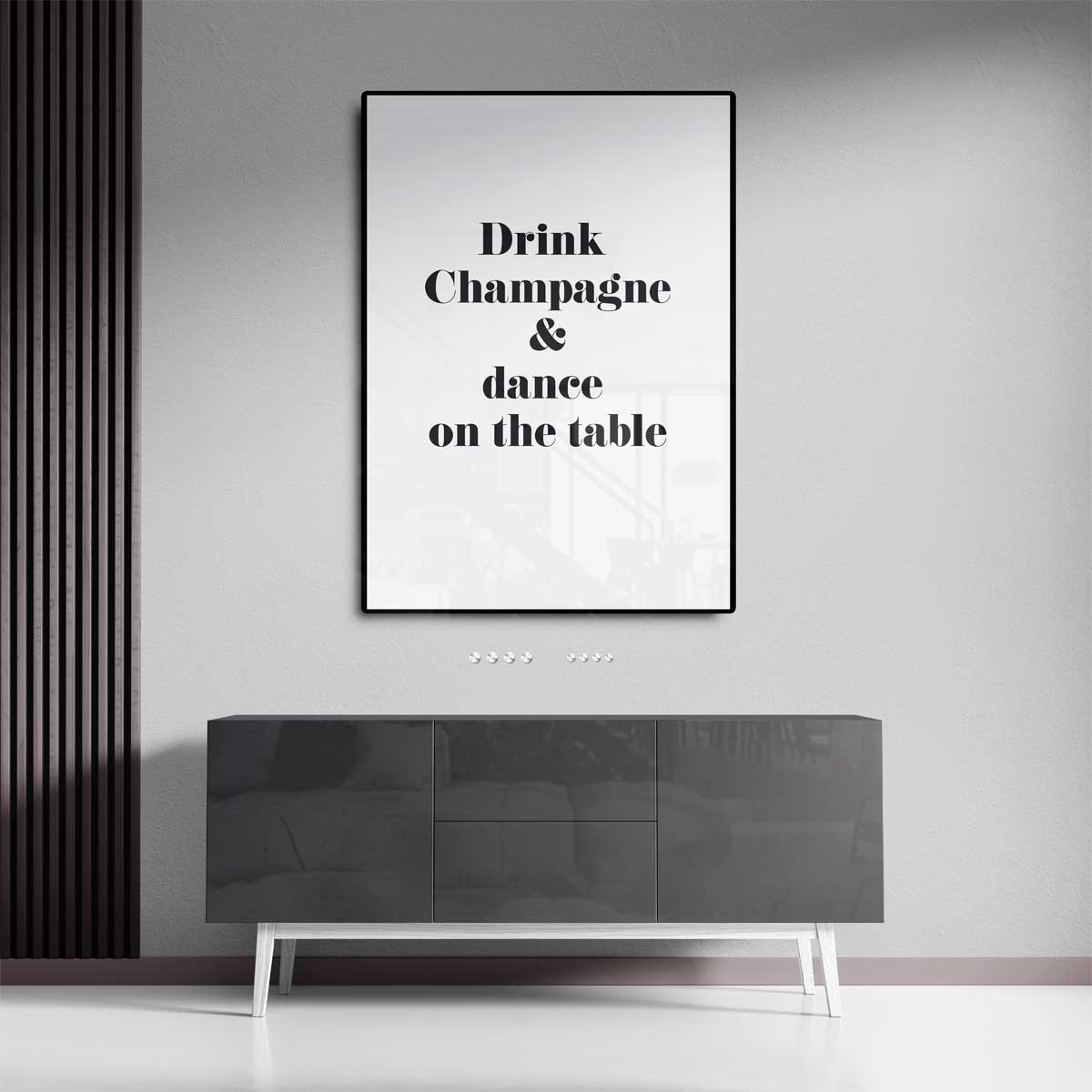 Vier het Leven Poster – canvas kunstwerk als wanddecoratie