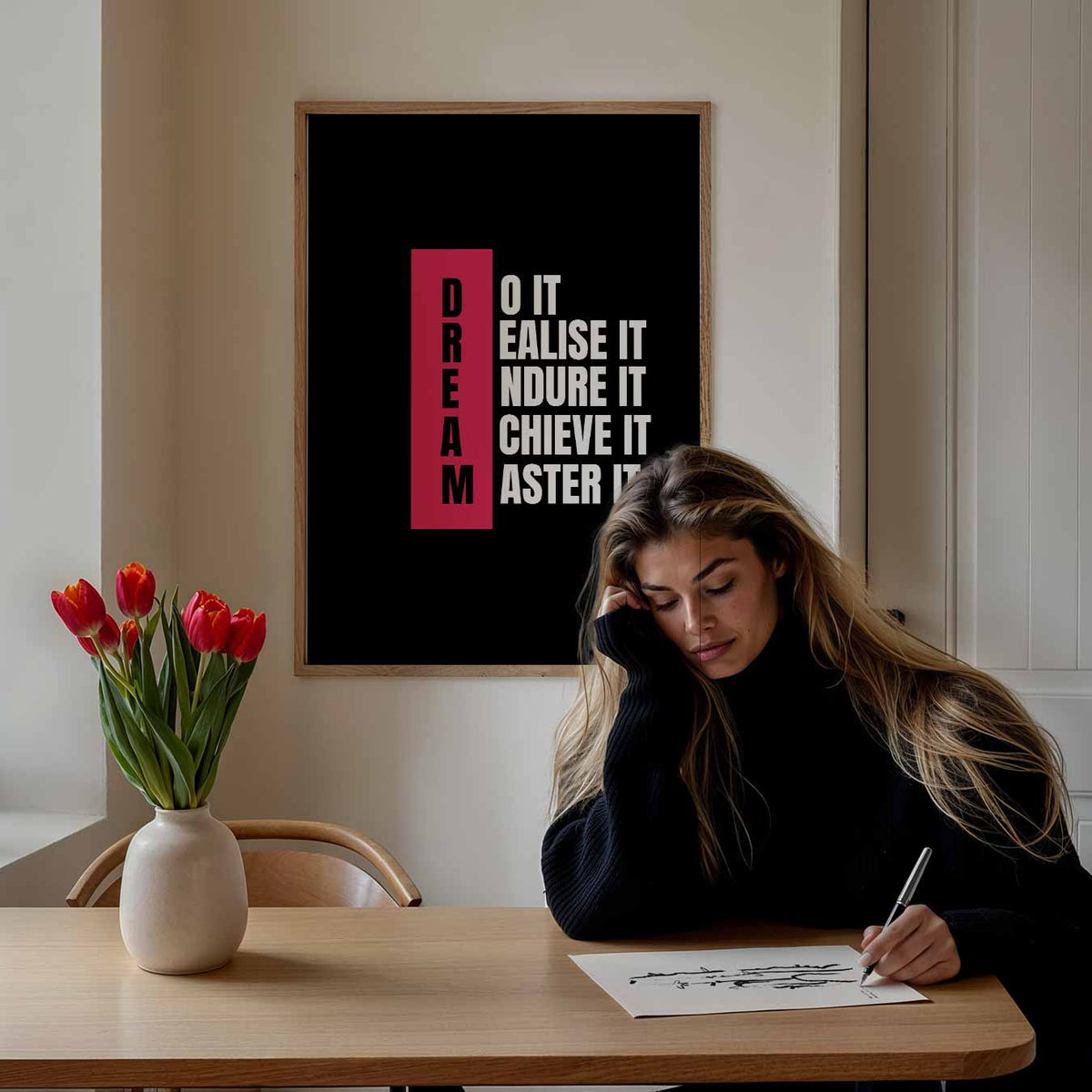 Motiverende Dromen – quotes portret poster, afbeelding 7