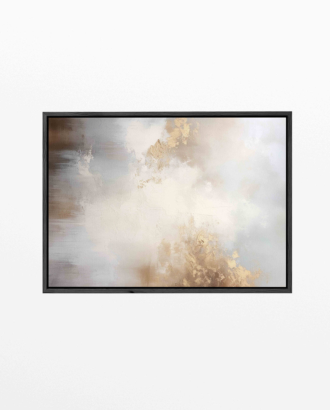 Zachte kleurvervaging – liggend abstract kunstwerk