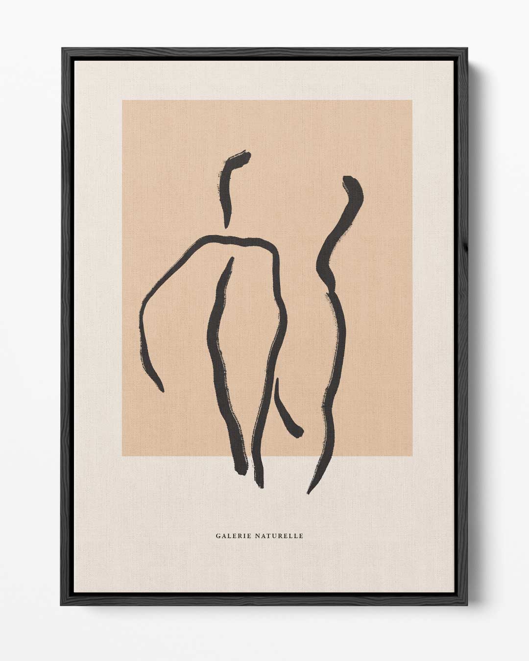 Abstracte Lichaamsvormen – portret kunstwerk als wanddecoratie