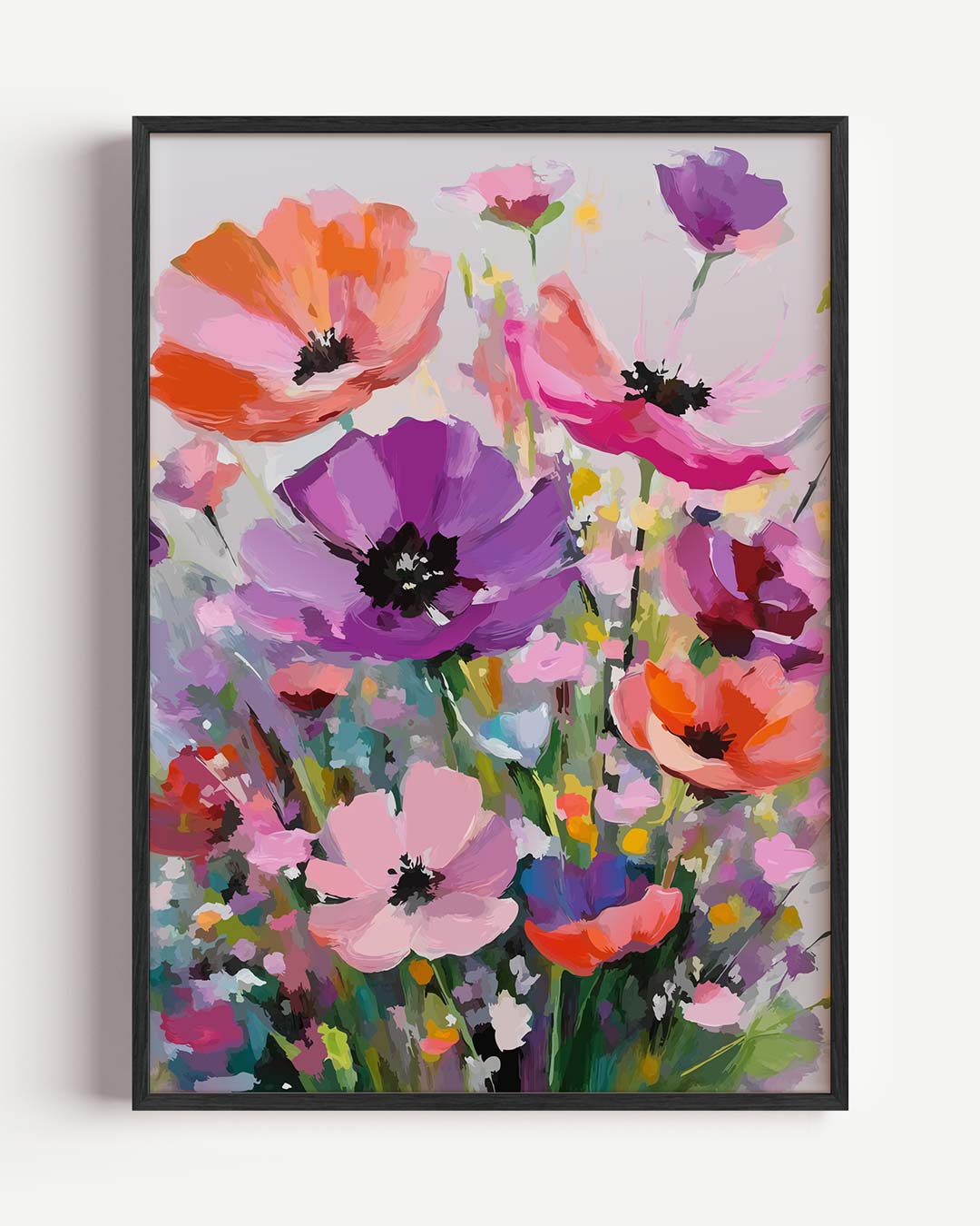 Bloemenpracht in Kleur – bloemen portret poster als wanddecoratie
