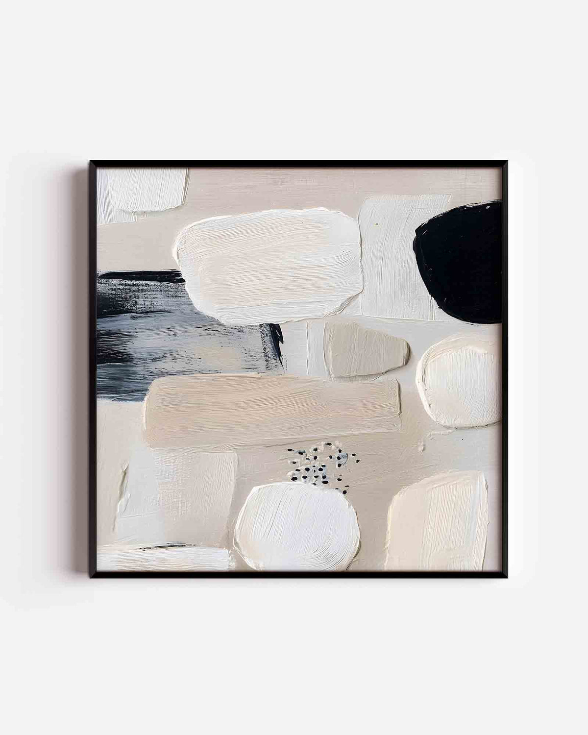 Abstracte vormen – abstracte textuur vierkante poster als wanddecoratie