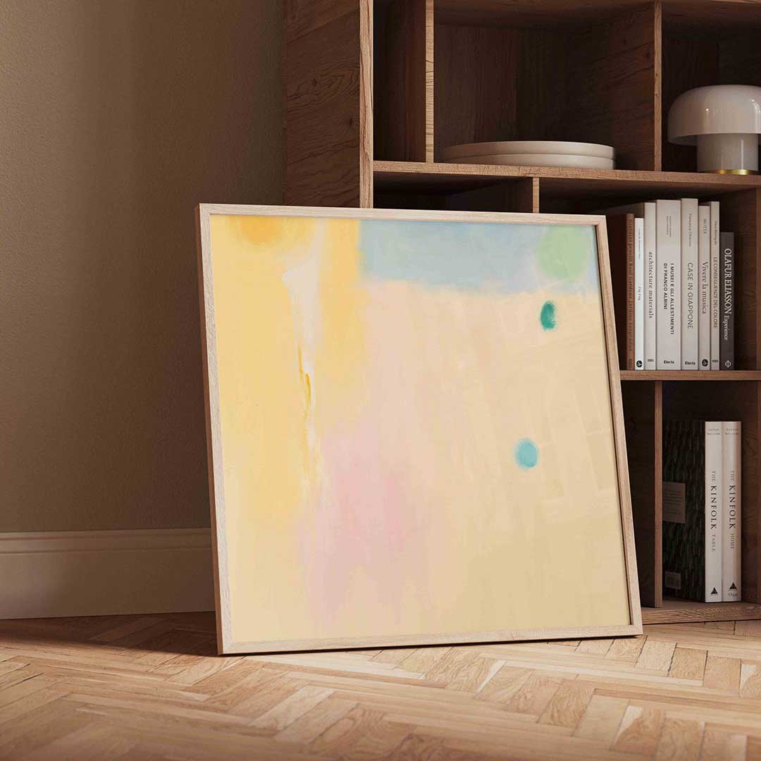 Abstracte vormen – moderne wandkunst met kleur en vormen als poster