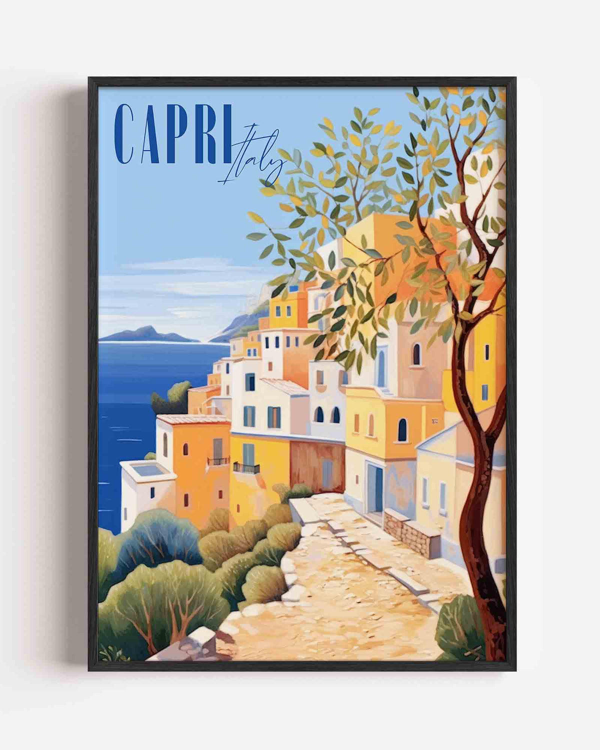 Capri italy – keuken portret poster als wanddecoratie