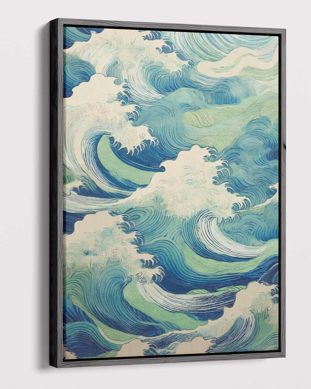 Golvende Zee – dibond kunstwerk als wanddecoratie