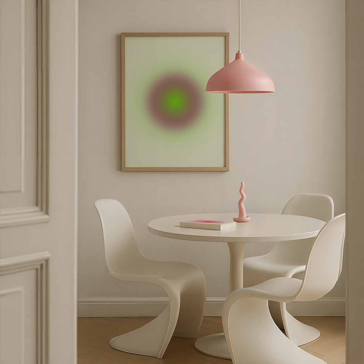 Stralende Aura Mandala – staande mindful wanddecoratie van WallArtistic