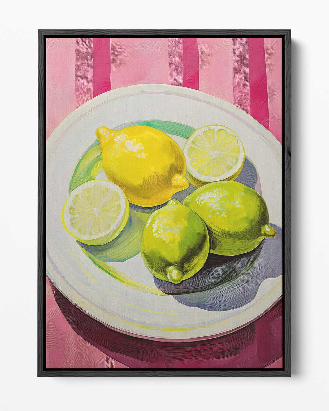 Citrus Serenade – portret kunstwerk als wanddecoratie