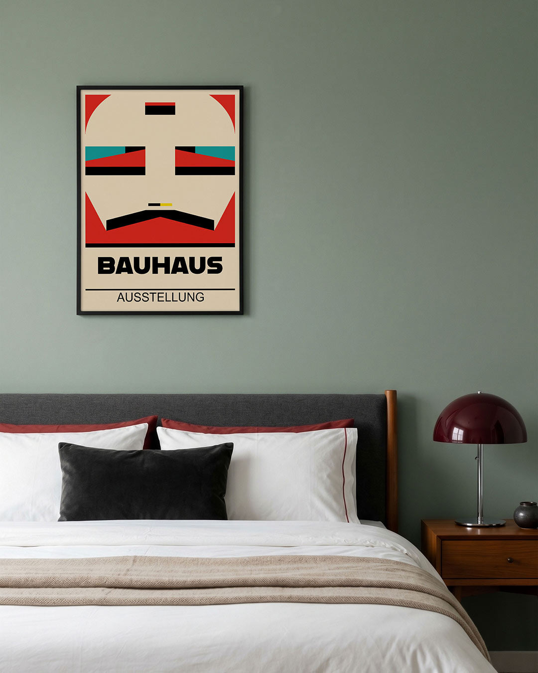 Vormen en vlakken – geometrische poster in Bauhaus-stijl van WallArtistic