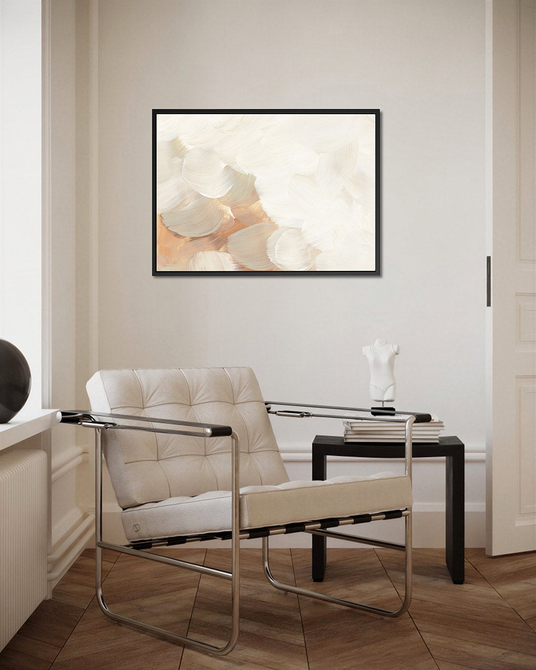 Zachte penseelstreken – Serene – kunstwerk op canvas, dibond of plexiglas
