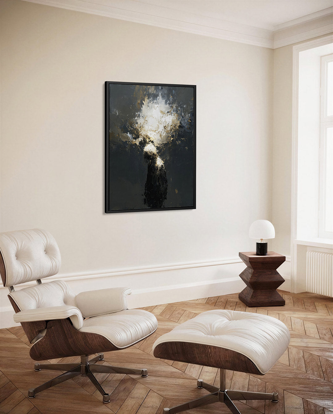 Dynamische vormen – decoratief kunstwerk voor aan de muur